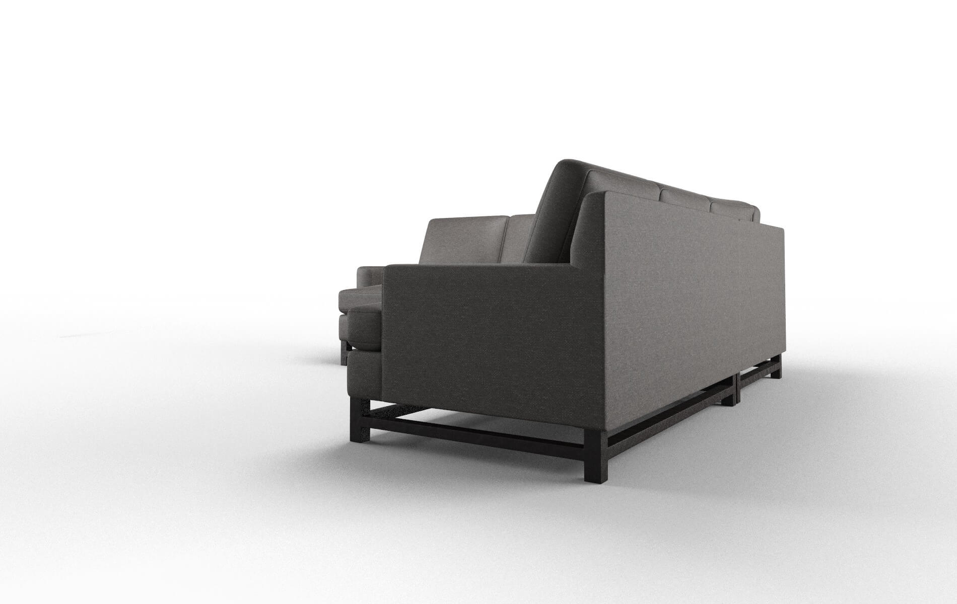 Houston Phoenix Chocolate Sectional espresso legs 4