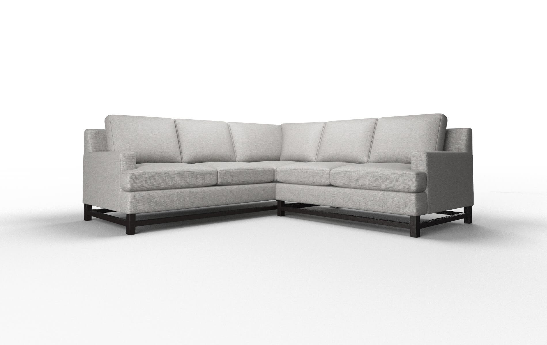 Houston Phoenix Smoke Sectional espresso legs 1