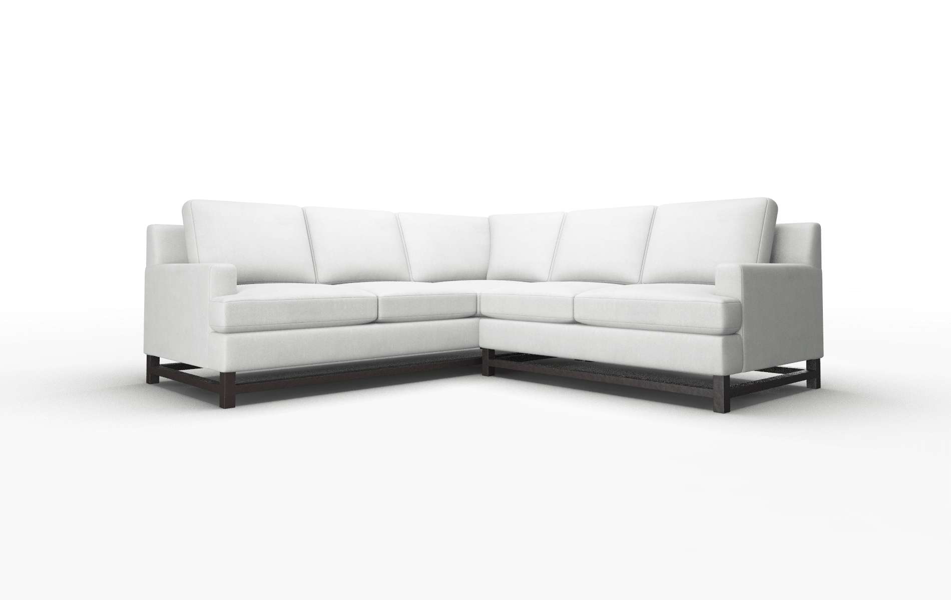 Houston Prisma Steam Sectional espresso legs 1