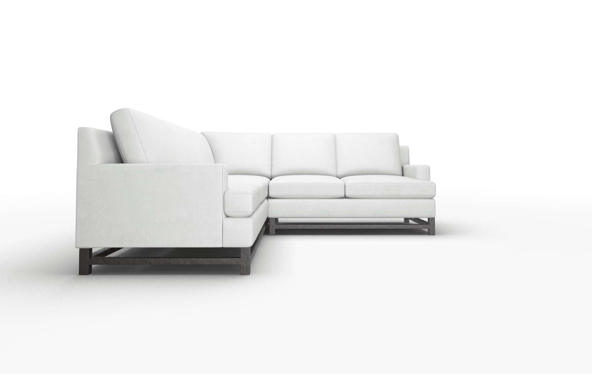 Houston Prisma Steam Sectional espresso legs 2