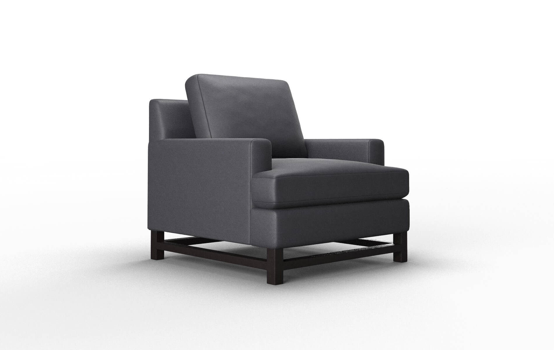 Houston Redondo Navy Chair espresso legs 2