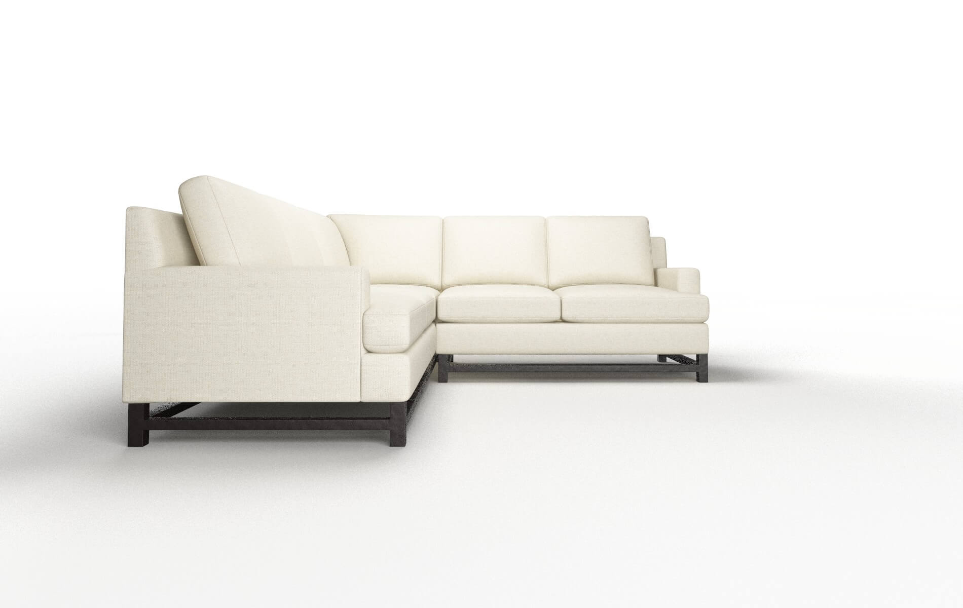 Houston Redondo Oyster Sectional espresso legs 2