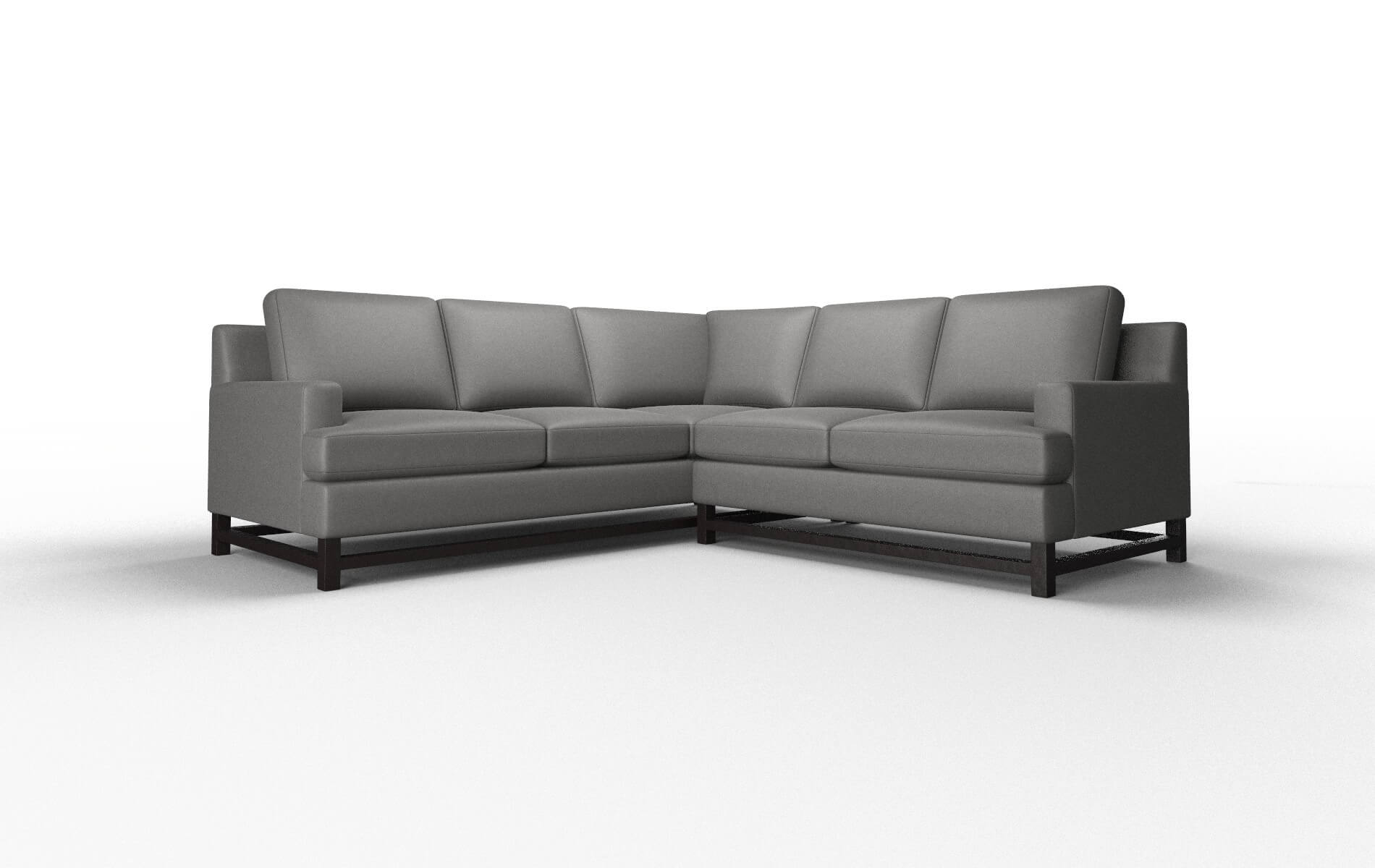 Houston Rocket charcoal Sectional Espresso Legs  1