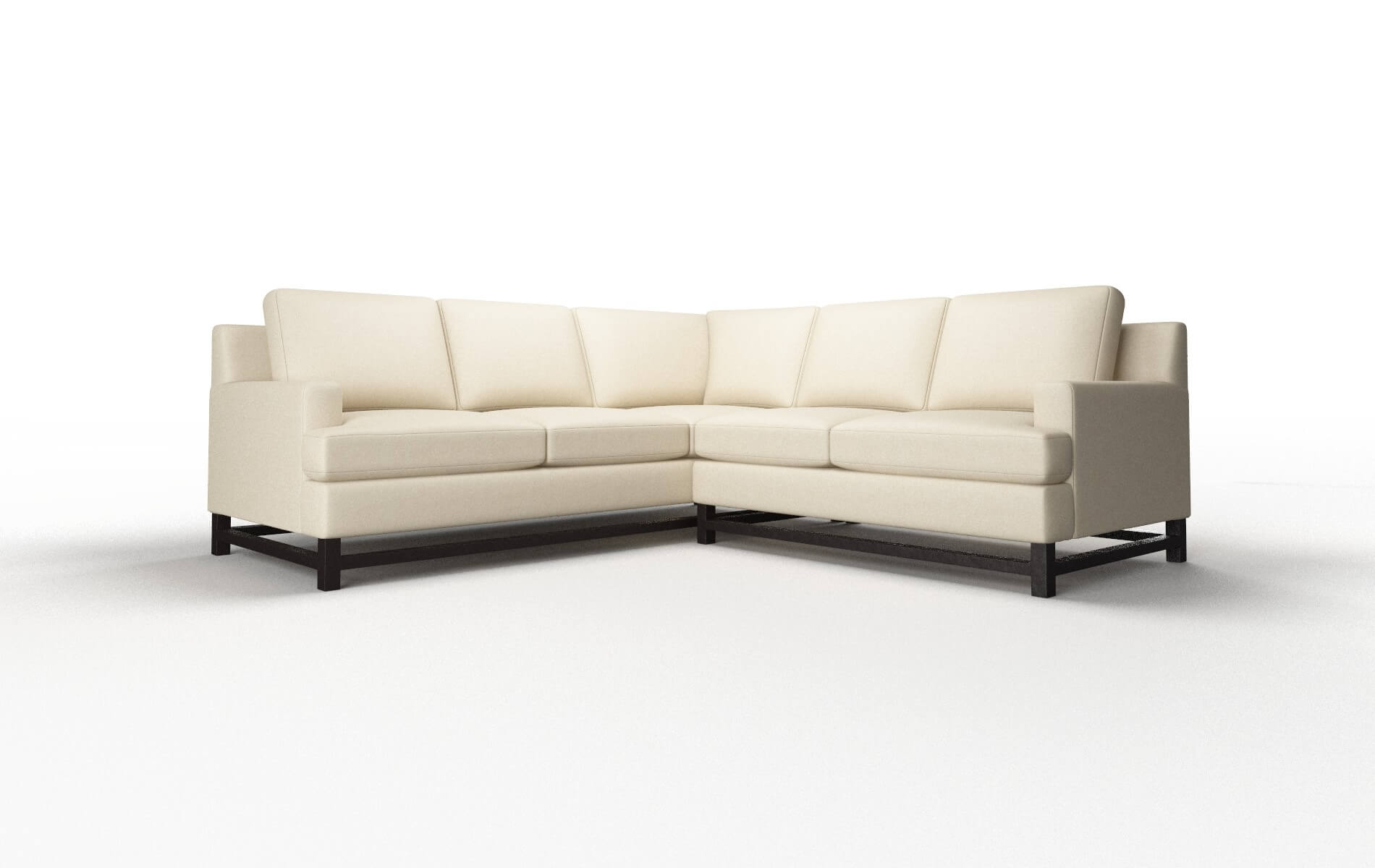 Houston Rocket Sand Sectional espresso legs 1