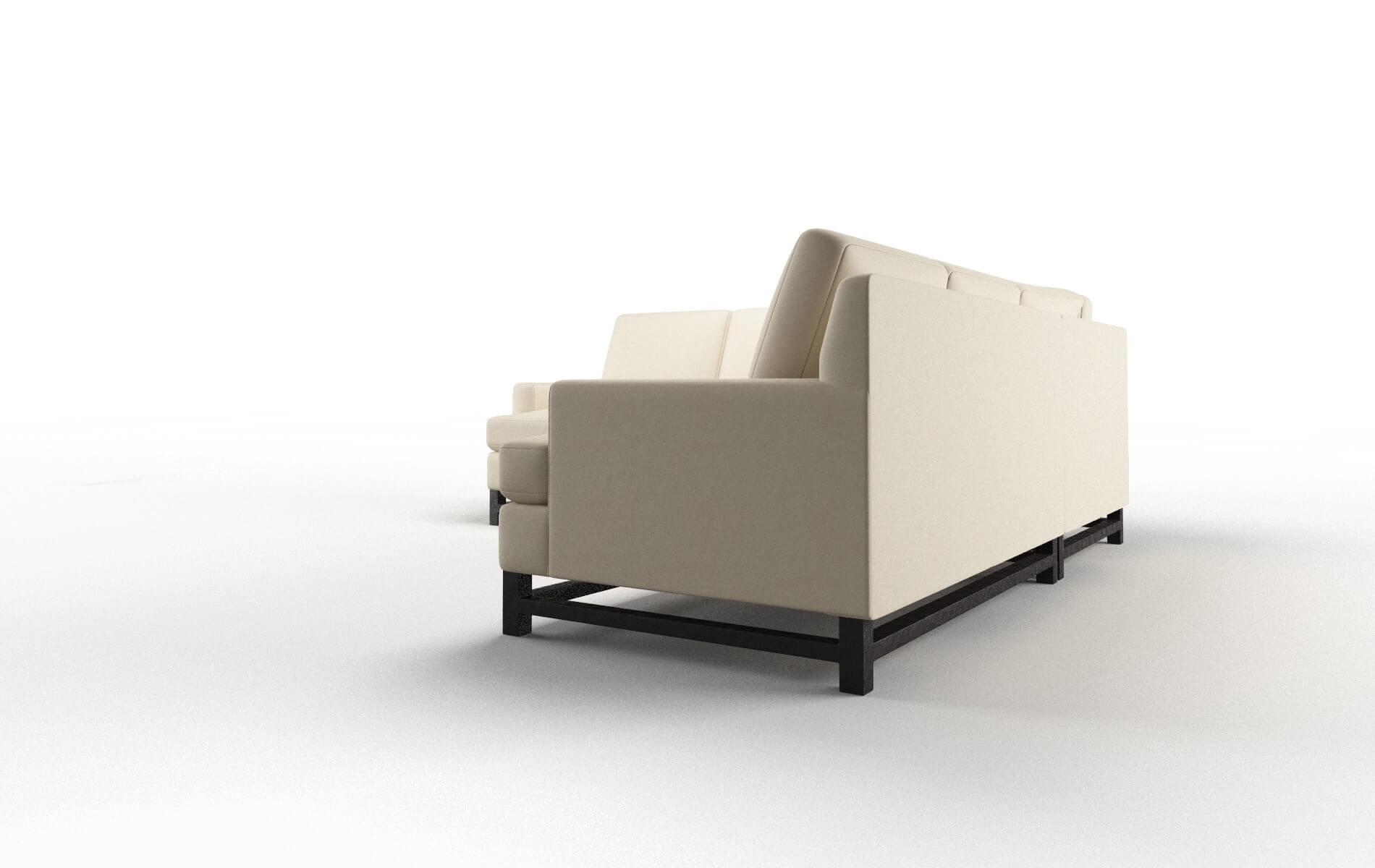 Houston Rocket Sand Sectional espresso legs 4