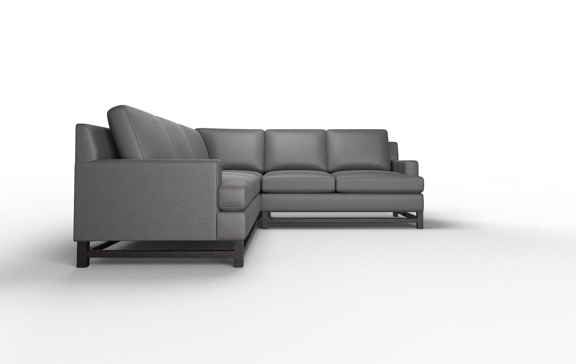 Houston Royale Eclipse Sectional espresso legs 2