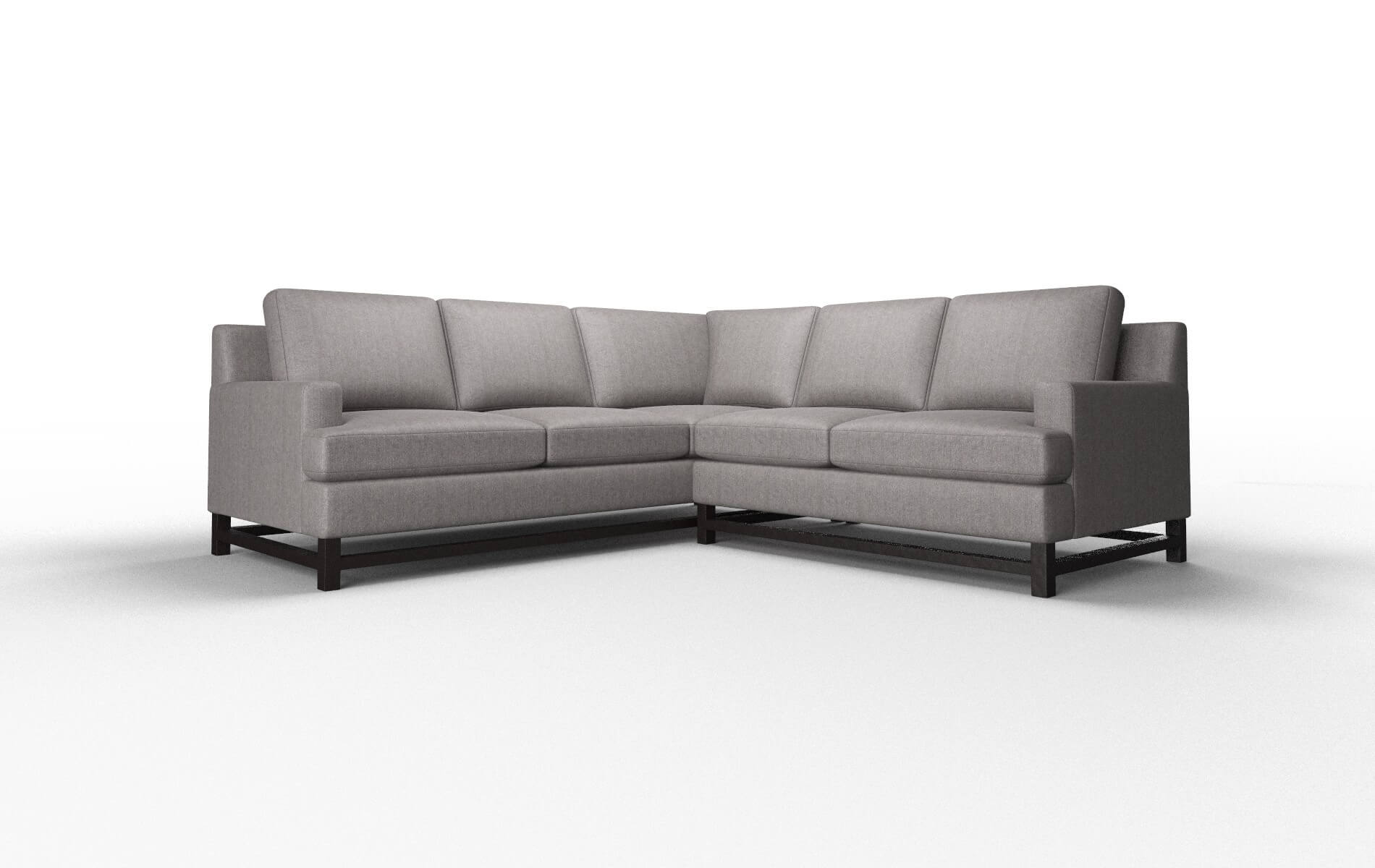 Houston Sasha Granite Sectional espresso legs 1