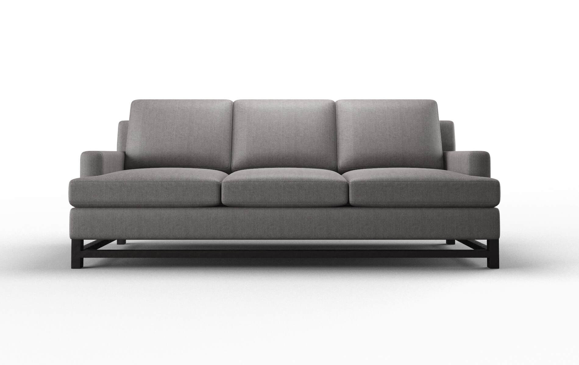 Houston Sasha Granite Sofa espresso legs 1