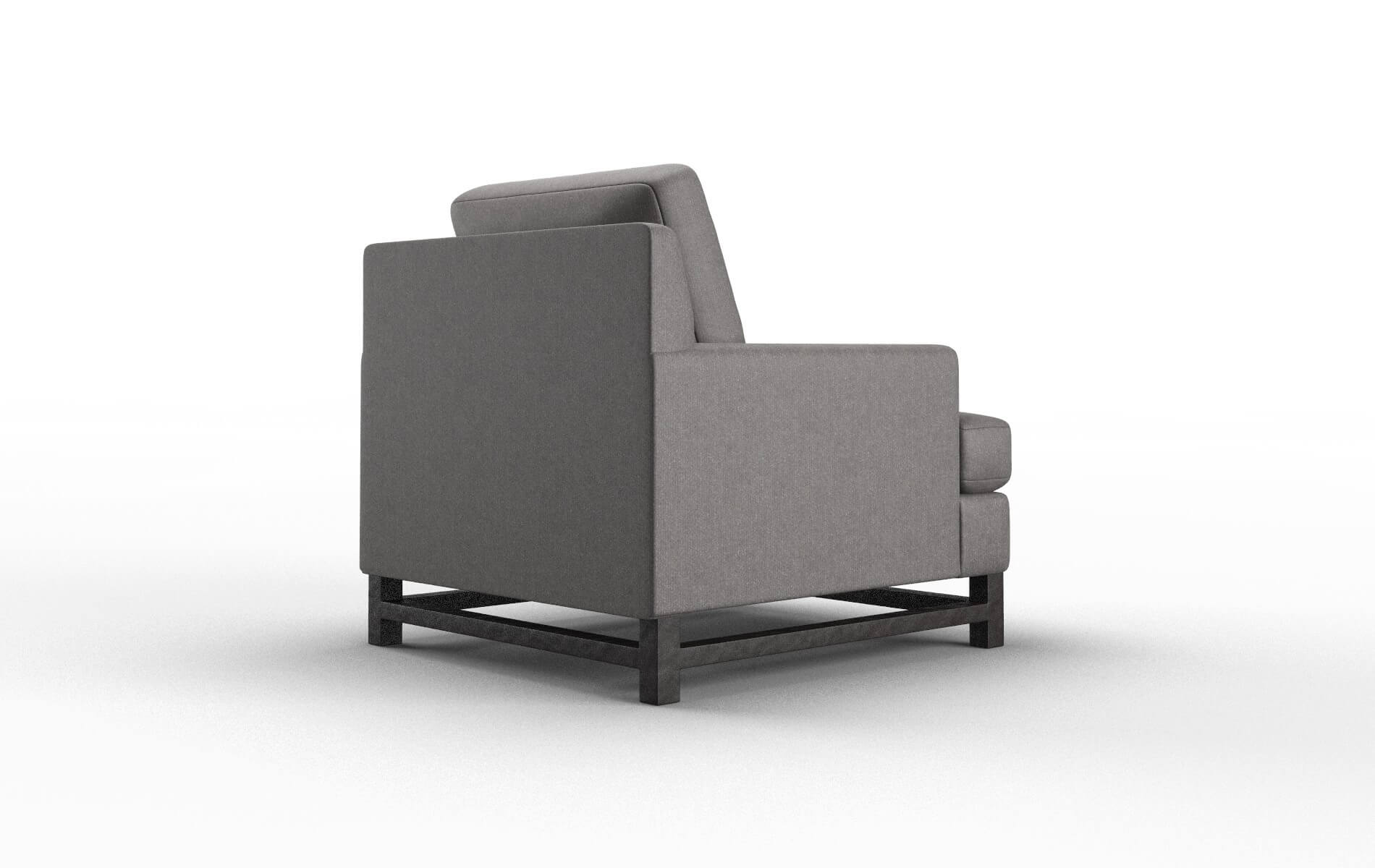 Houston Sasha Grey Chair espresso legs 5