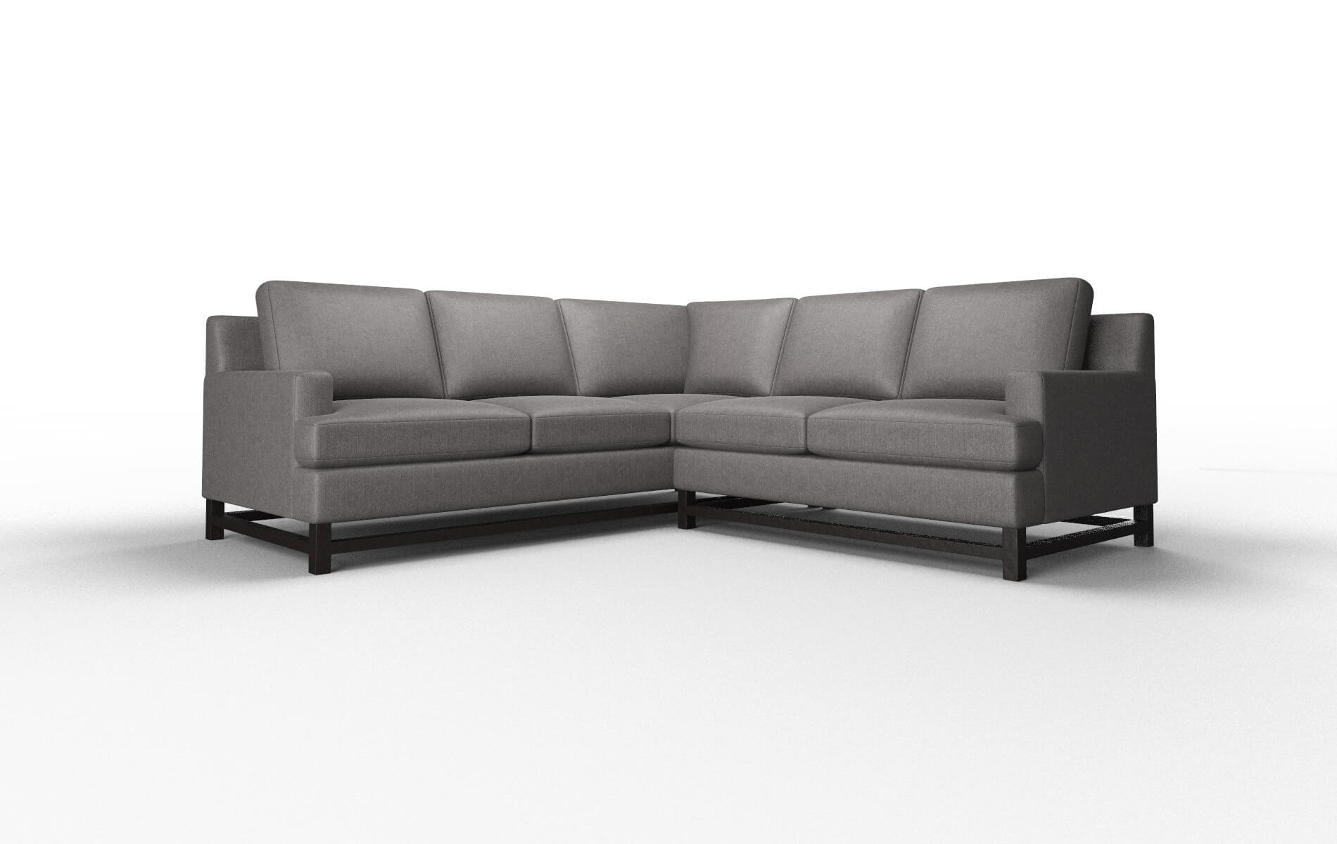 Houston Sasha Grey Sectional espresso legs 1