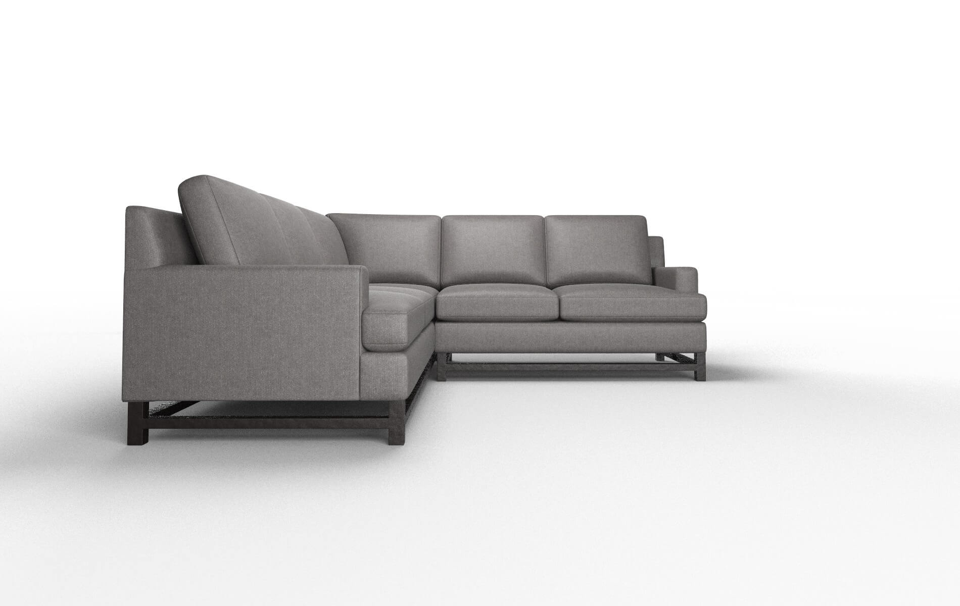 Houston Sasha Grey Sectional espresso legs 2