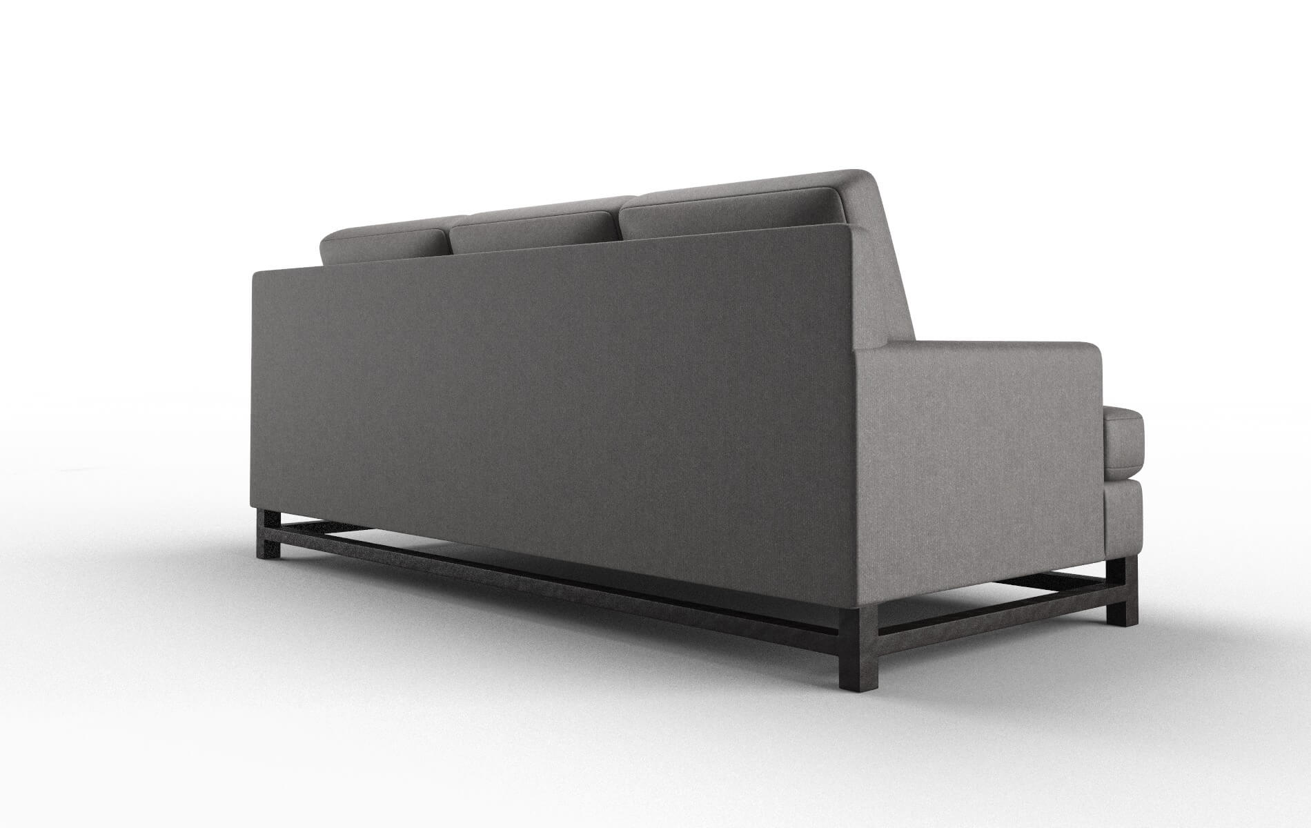 Houston Sasha Grey Sofa espresso legs 5