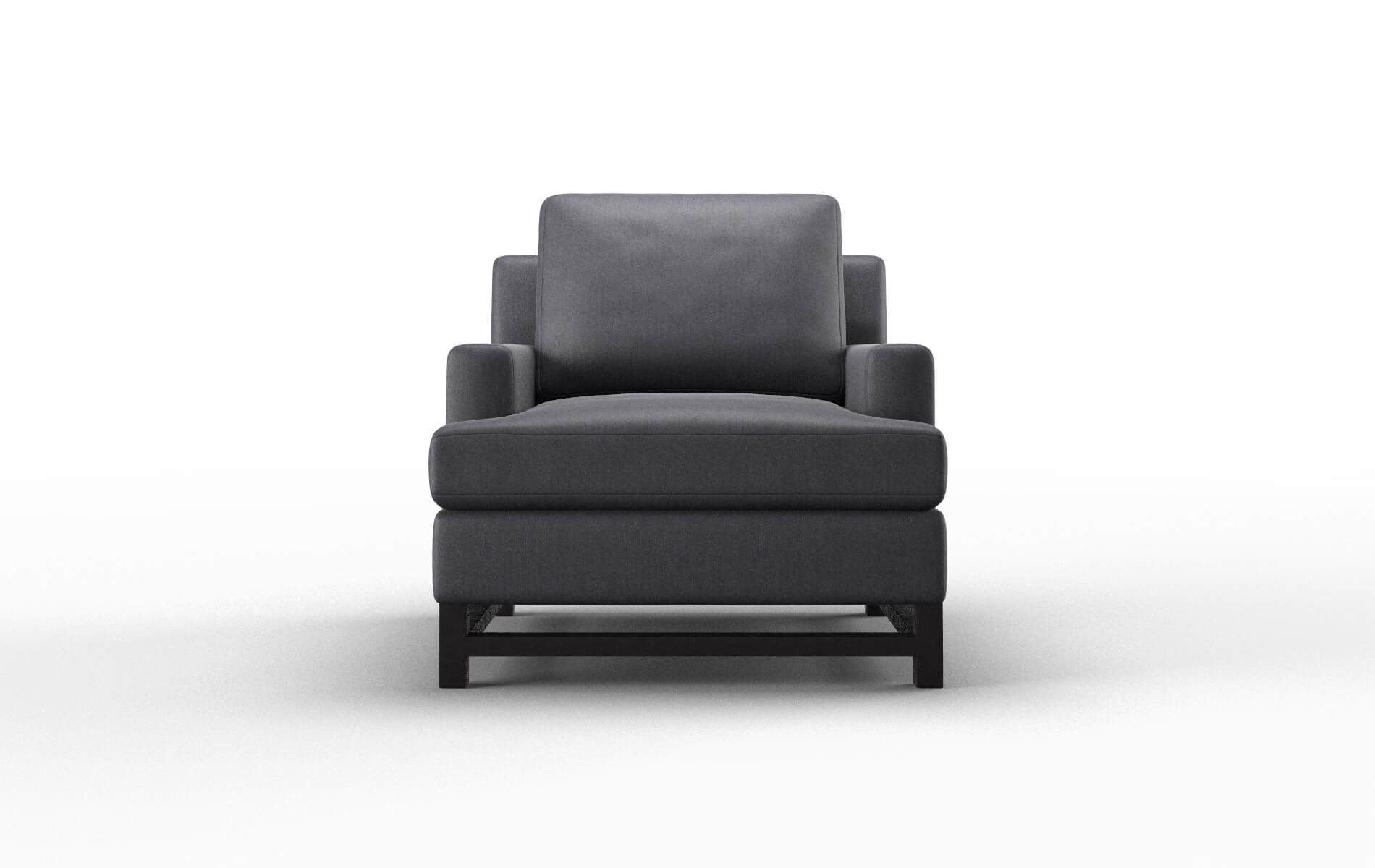Houston Sasha navy Chair Espresso Legs  1
