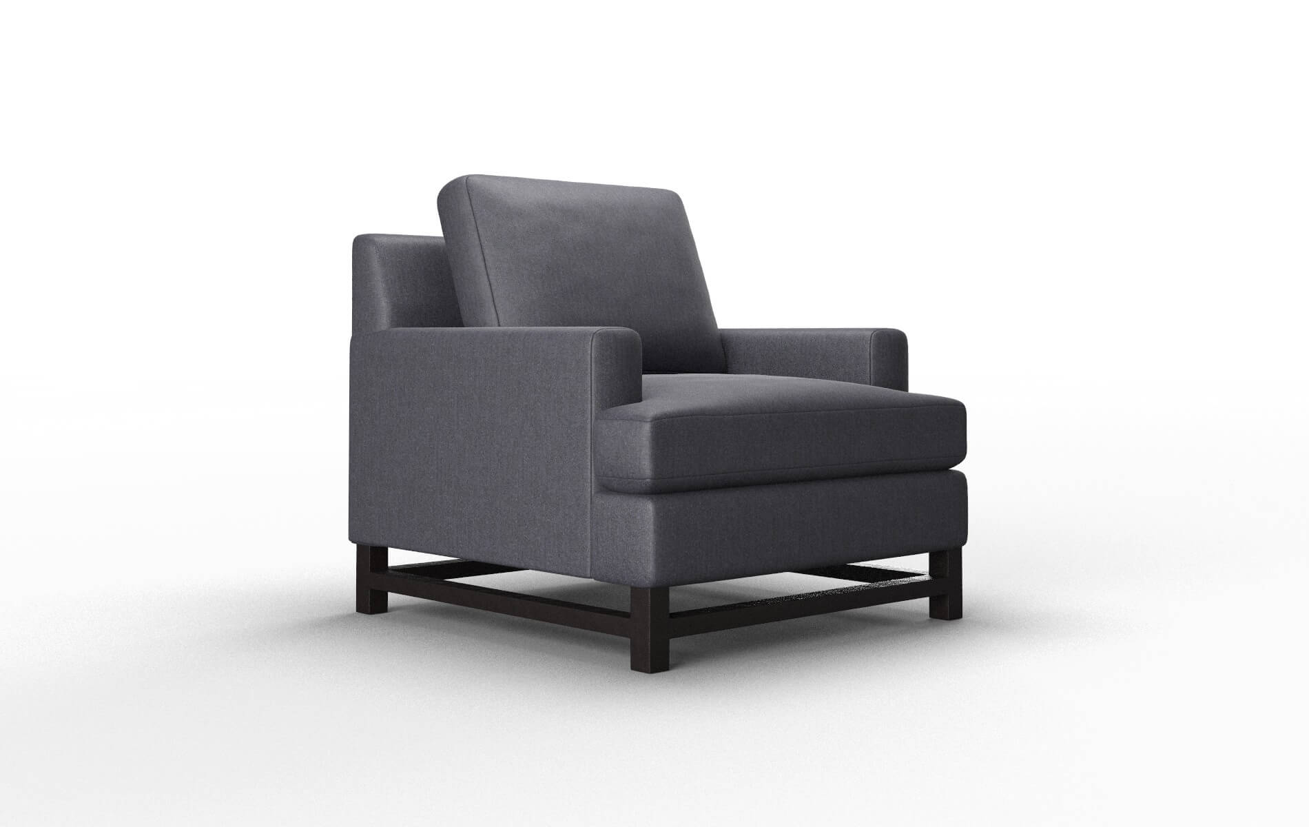 Houston Sasha Navy Chair espresso legs 2