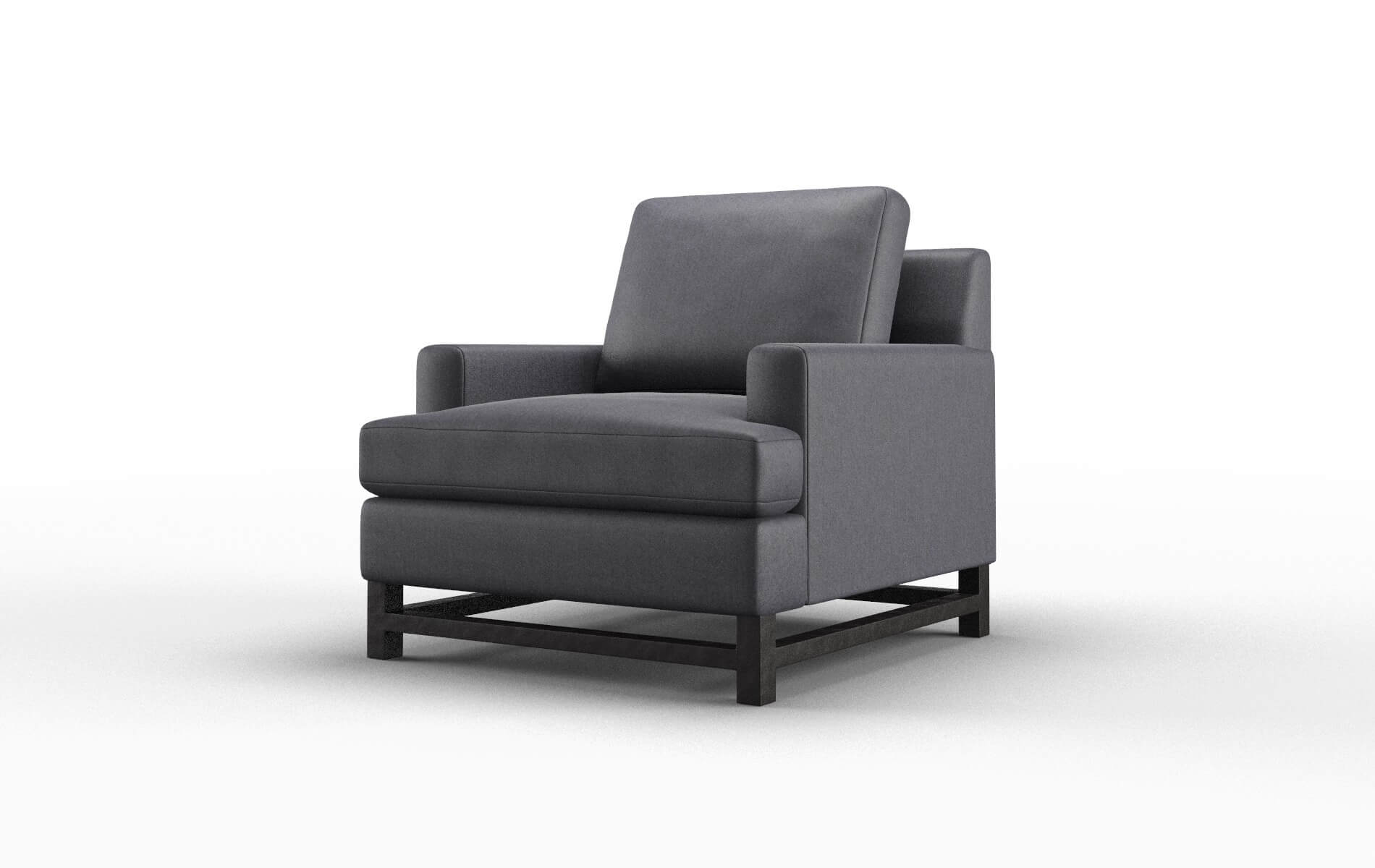 Houston Sasha Navy Chair espresso legs 4