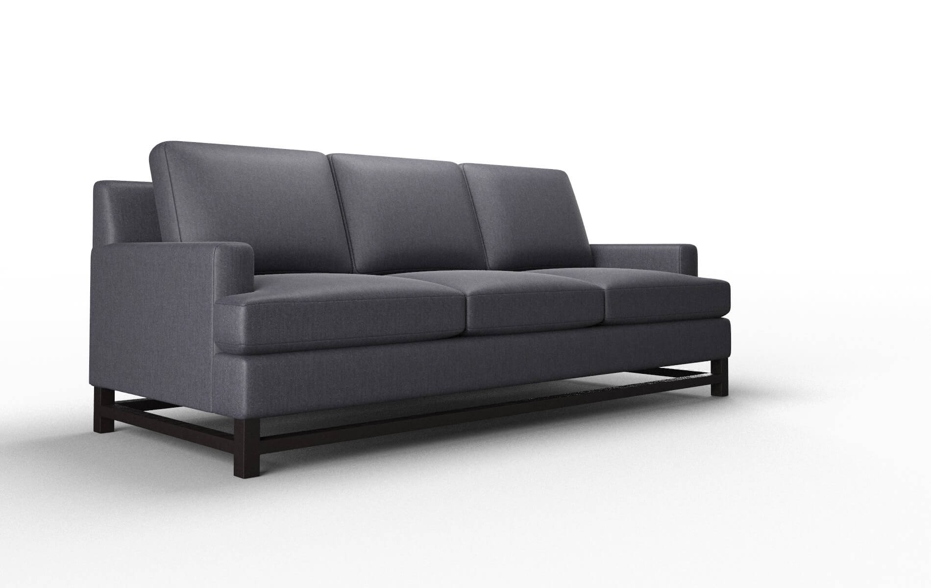 Houston Sasha Navy Sofa espresso legs 2
