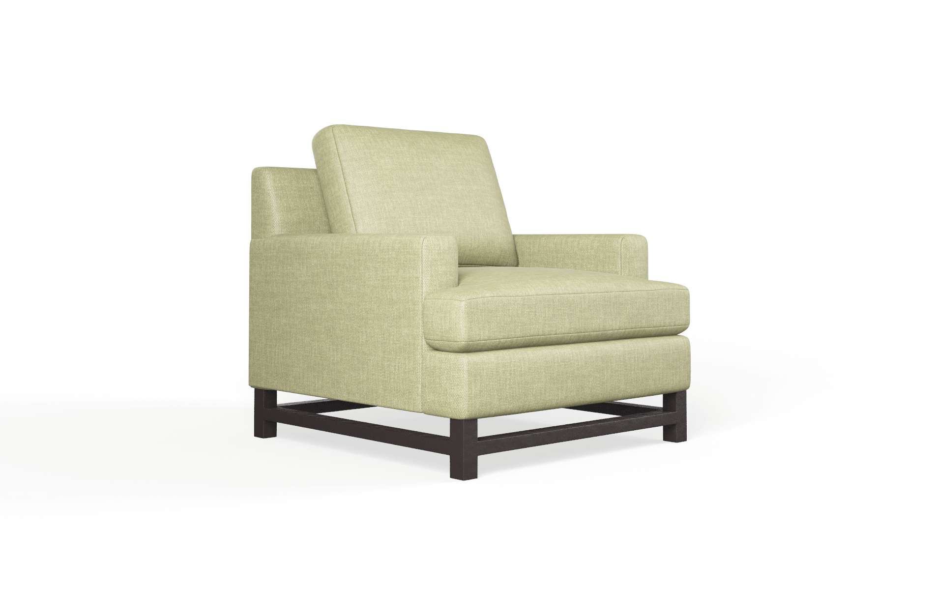 Houston Simplex Sour_apple Chair espresso legs 2