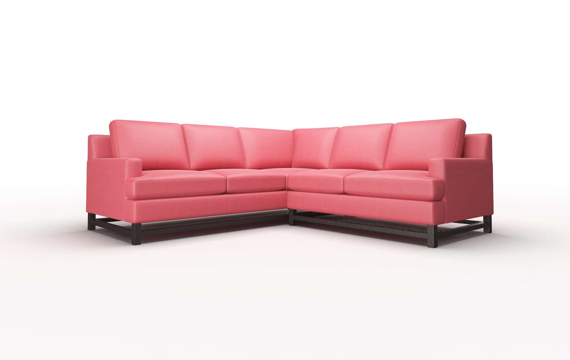 Houston Sorrento Berry Sectional espresso legs 1