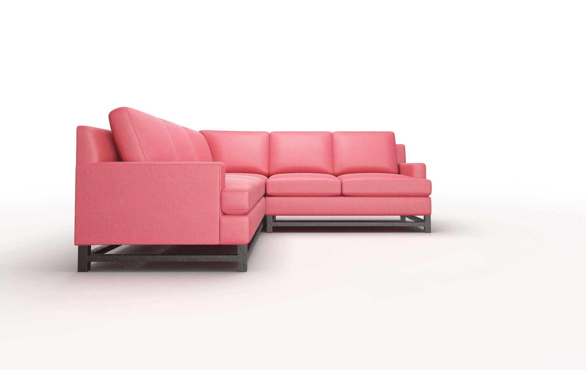 Houston Sorrento Berry Sectional espresso legs 2