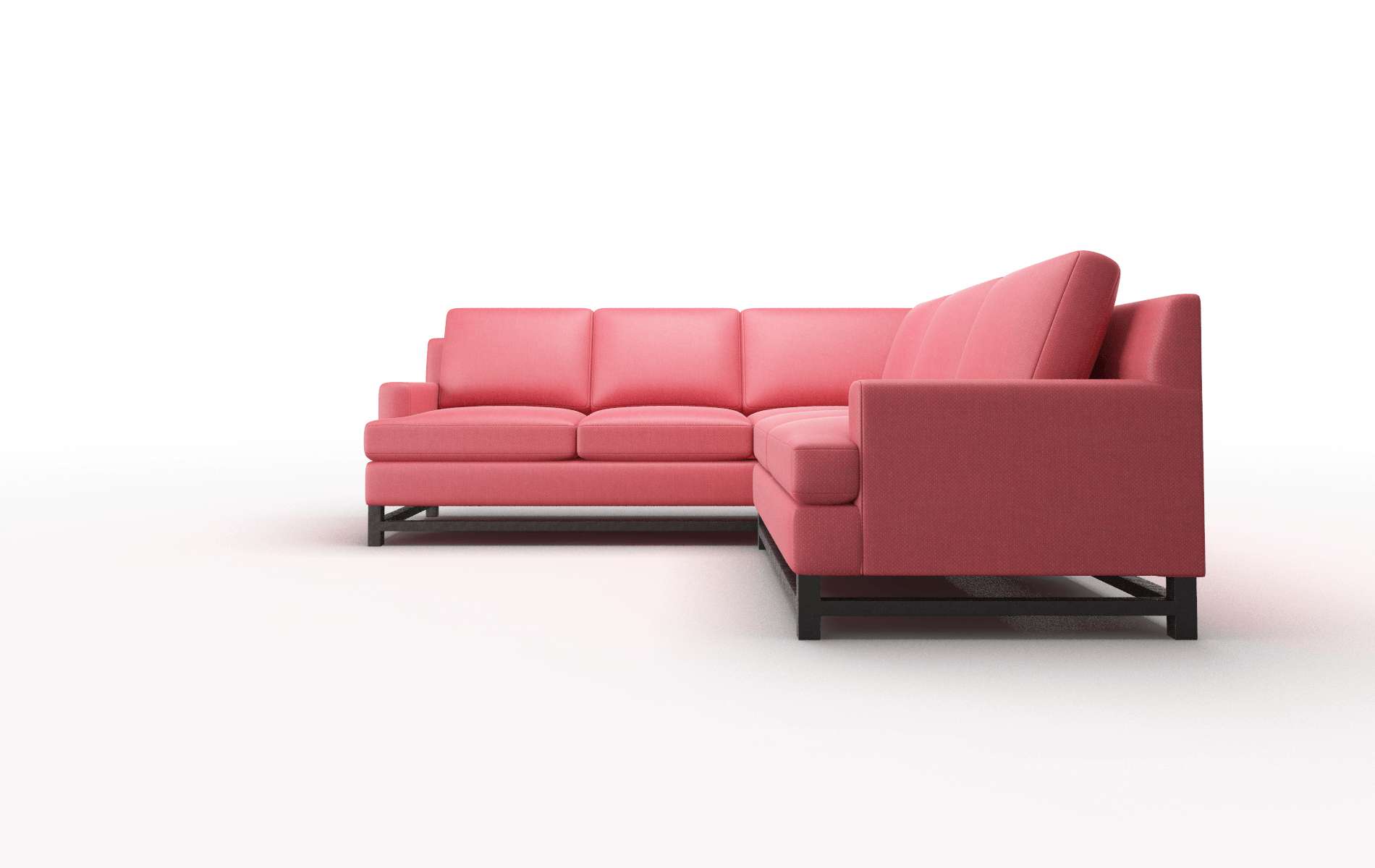 Houston Sorrento Berry Sectional espresso legs 5