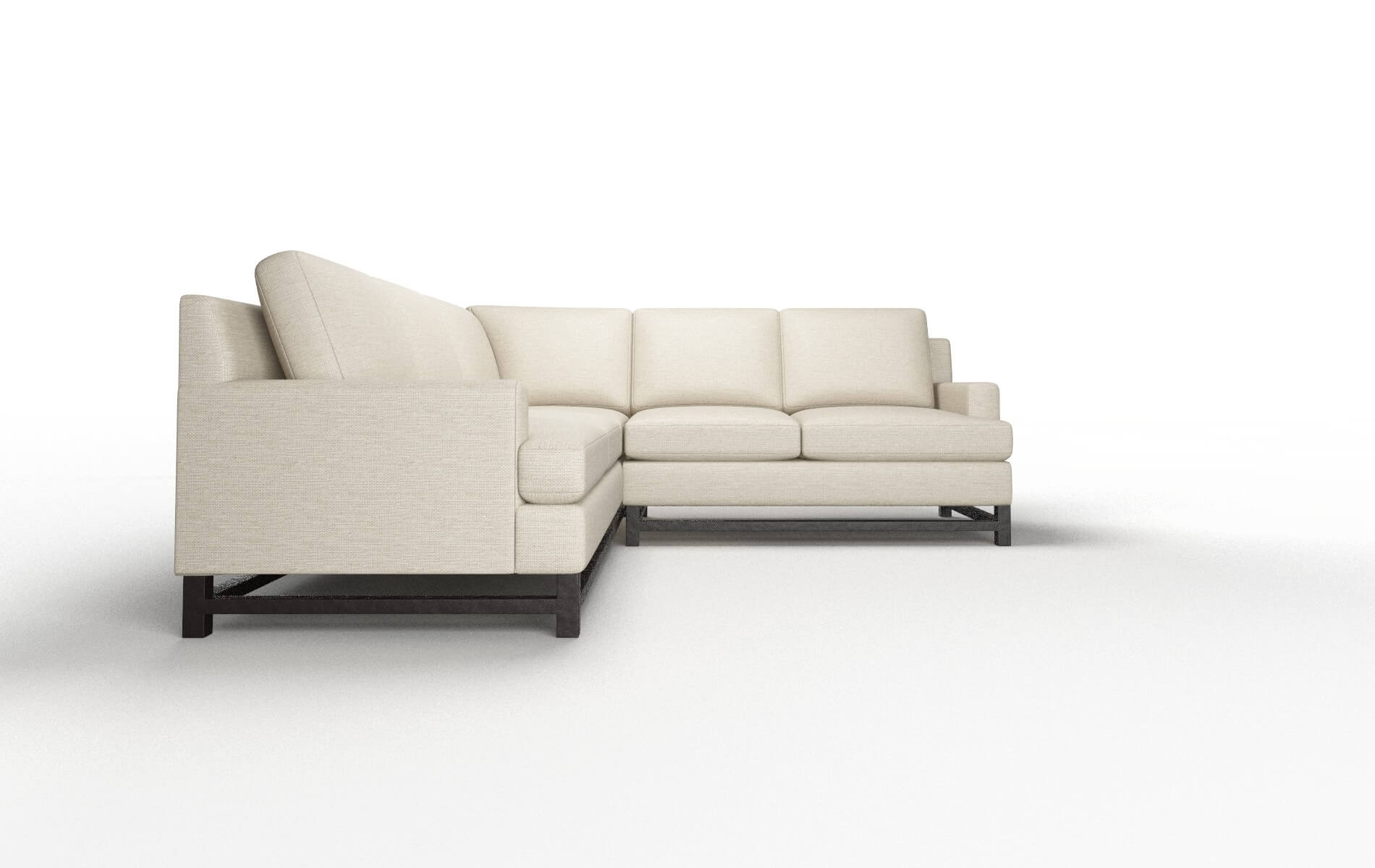 Houston Sosoftness 72 Sectional espresso legs 2