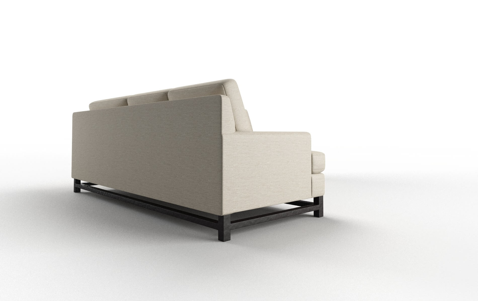 Houston Sosoftness 72 Sectional espresso legs 3
