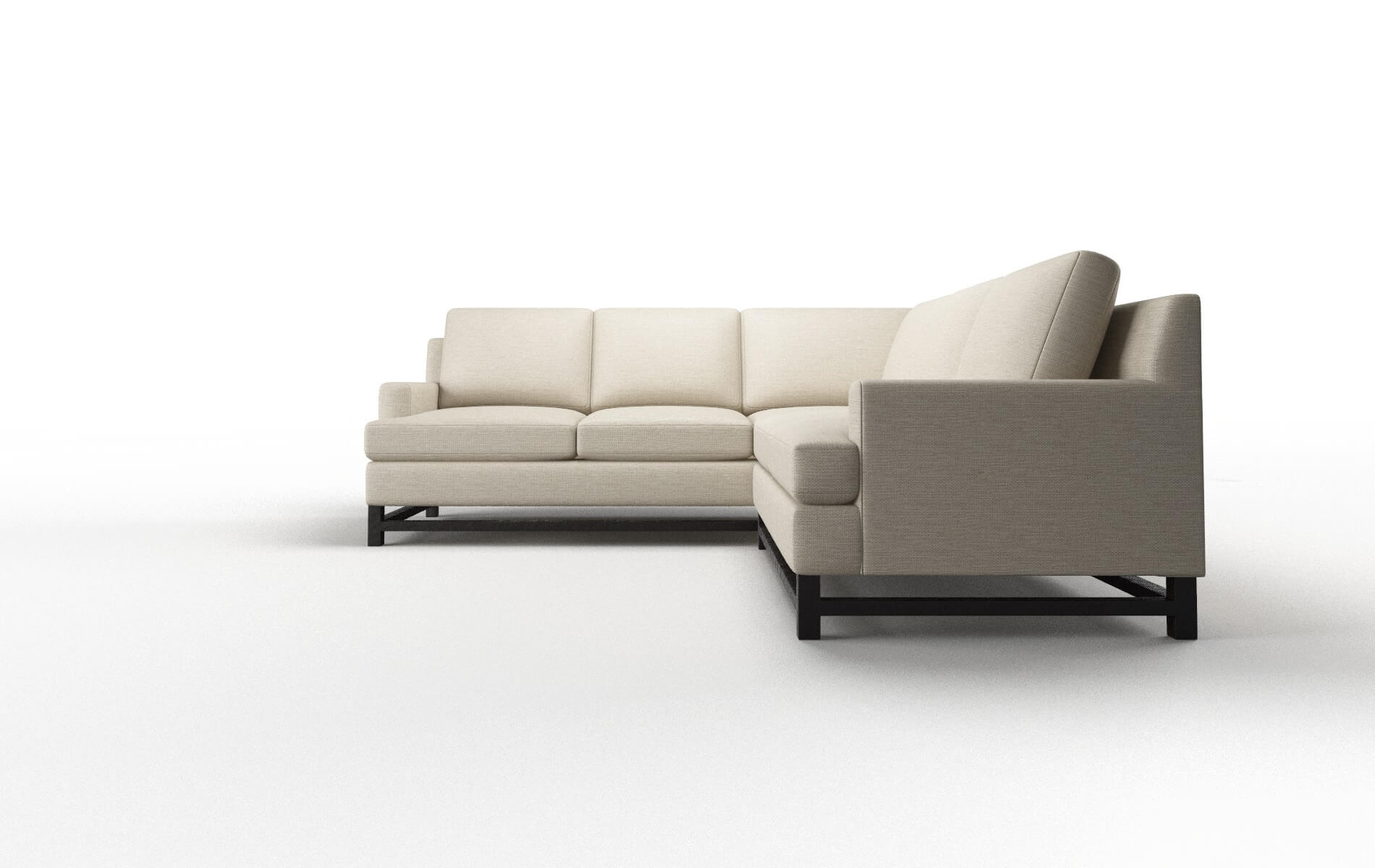 Houston Sosoftness 72 Sectional espresso legs 5