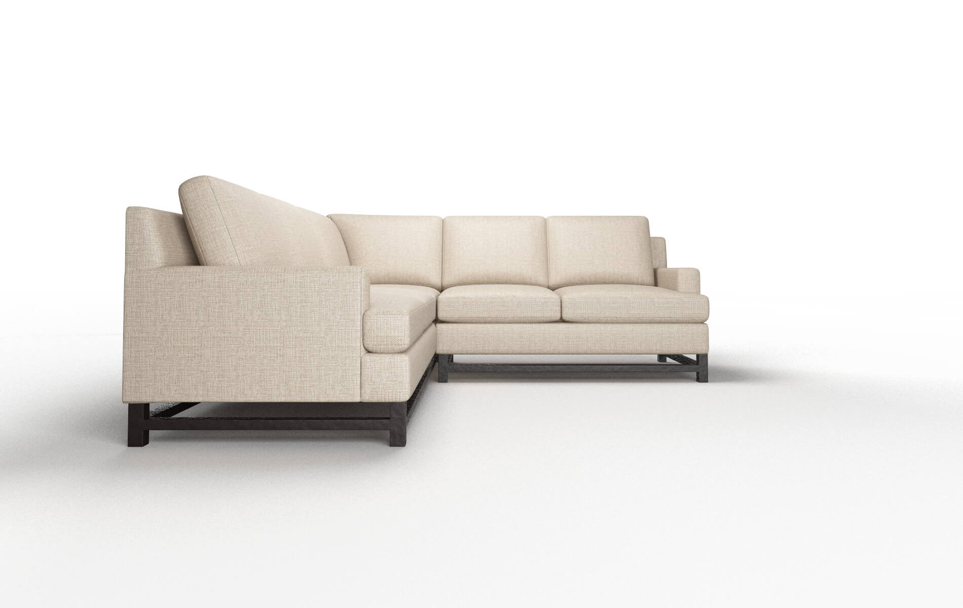 Houston Sosoftness 74 Sectional espresso legs 2