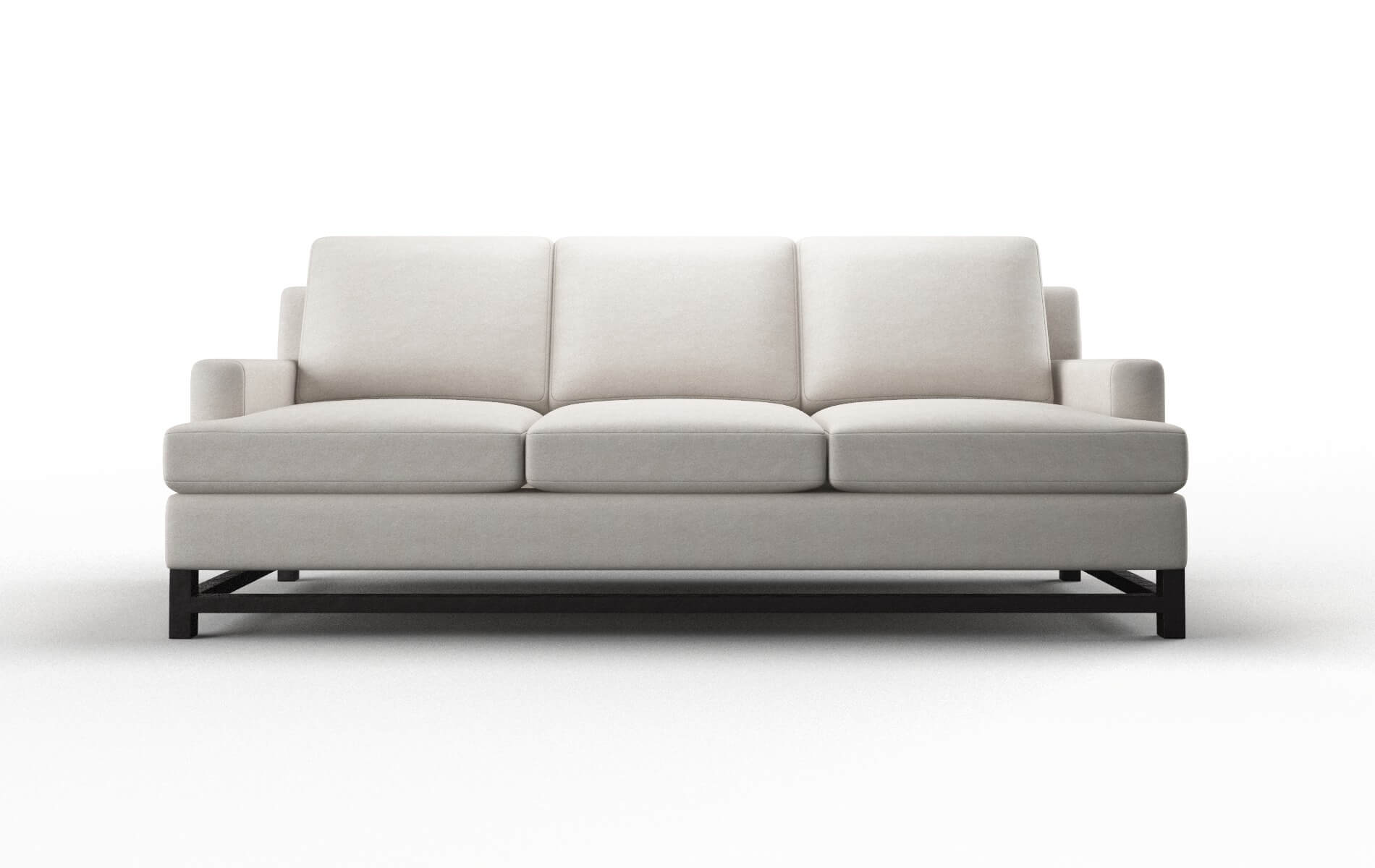 Houston Suave Dove Sofa espresso legs 1