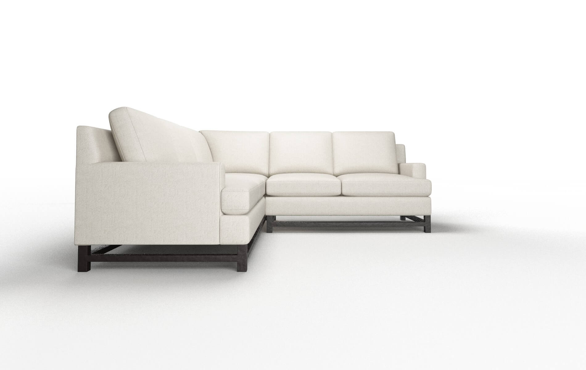 Houston Terrain Natural Sectional espresso legs 2