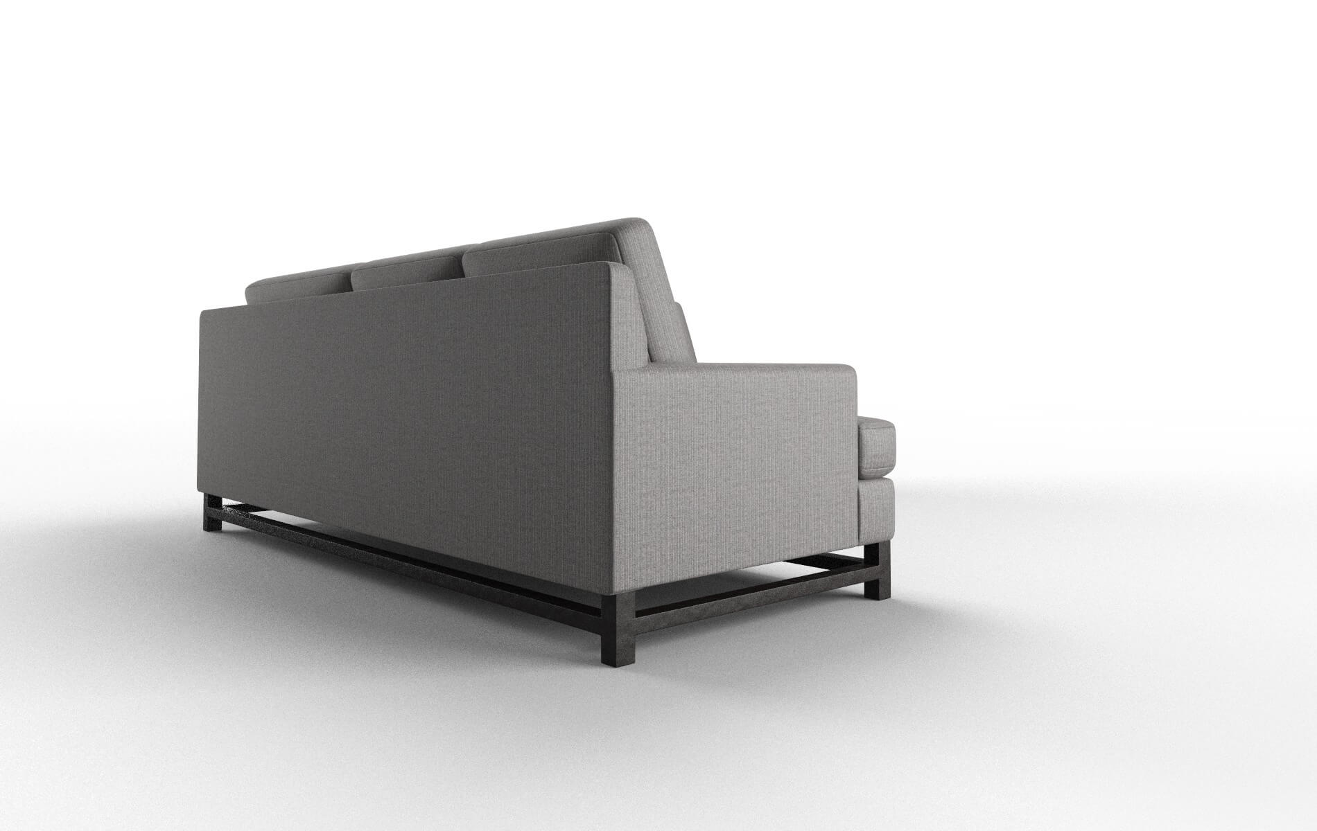 Houston Terrain Oatmeal Sectional espresso legs 3