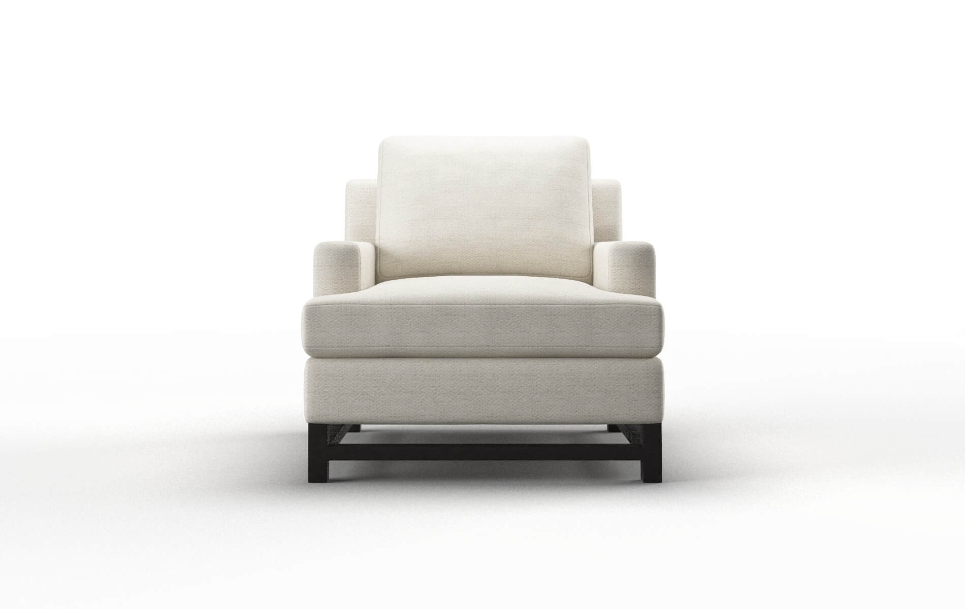 Houston Venus Cream Chair espresso legs 1