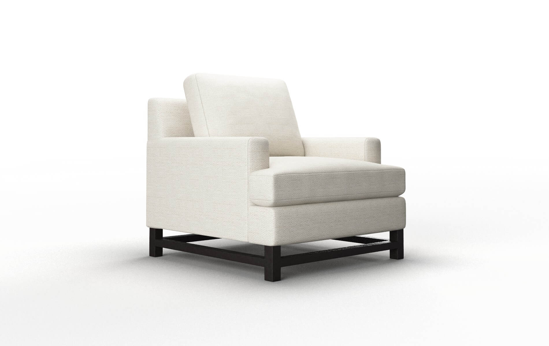 Houston Venus Cream Chair espresso legs 2