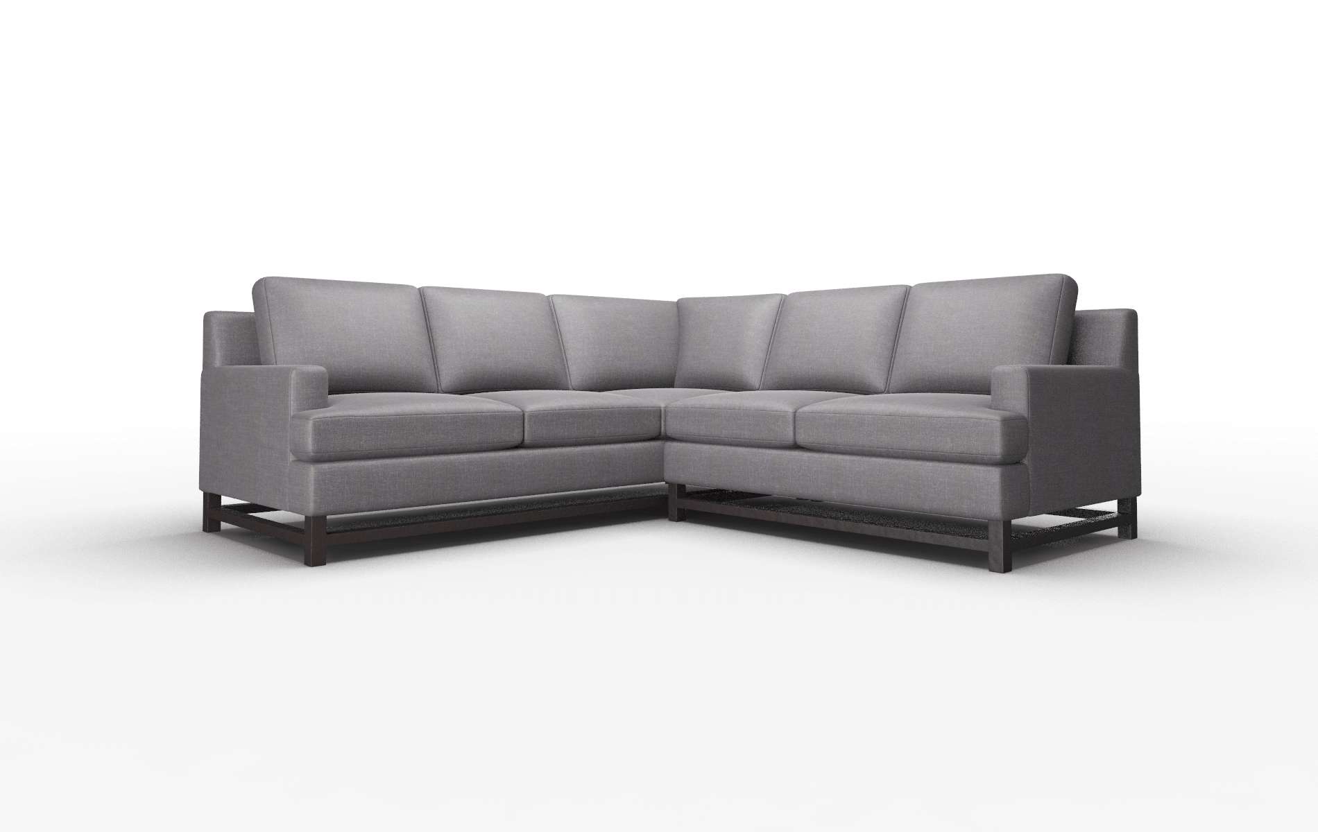 Houston Venus Onyx Sectional espresso legs 1
