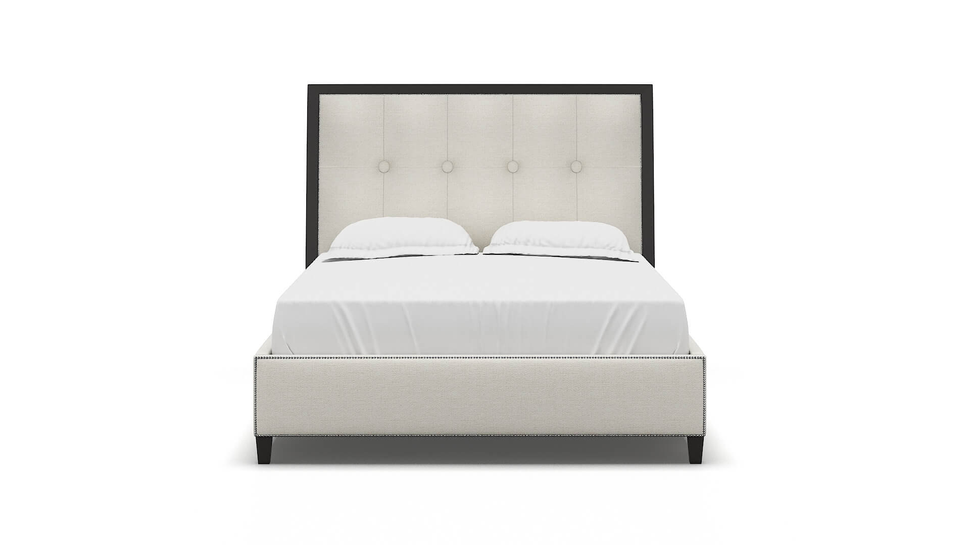 Hugo Catalina Ivory Bed espresso legs 1