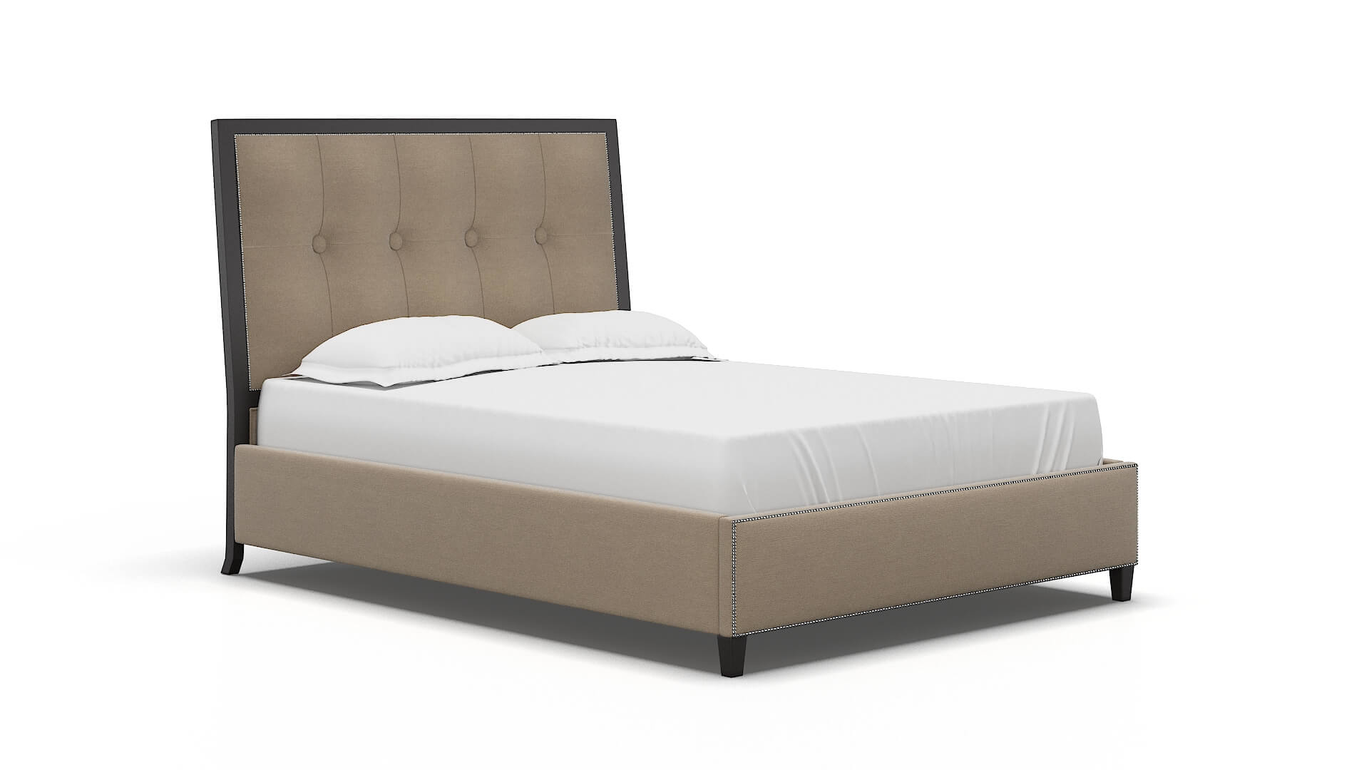Hugo Chance Platinum Bed espresso legs 2