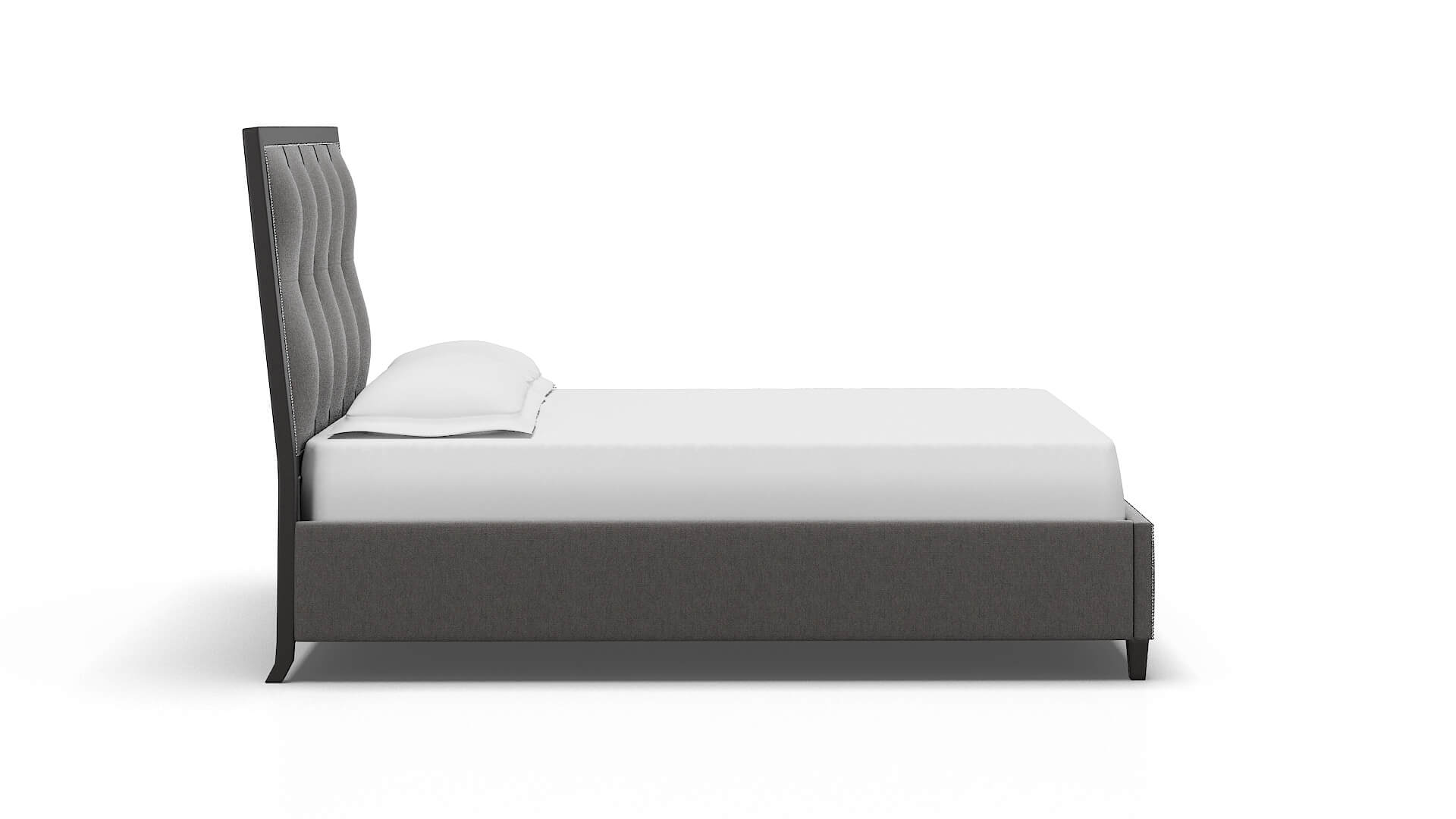 Hugo Cosmo Charcoal Bed espresso legs 3