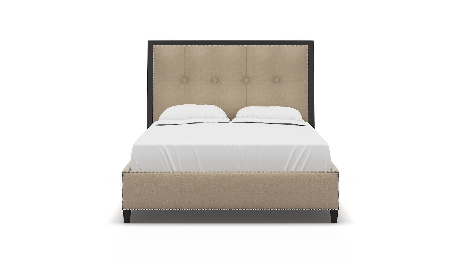 Hugo Cosmo Fawn Bed espresso legs 1