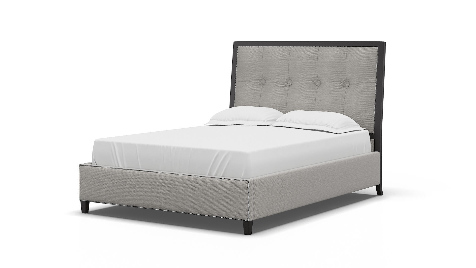 Hugo Derby Grey Bed espresso legs 5