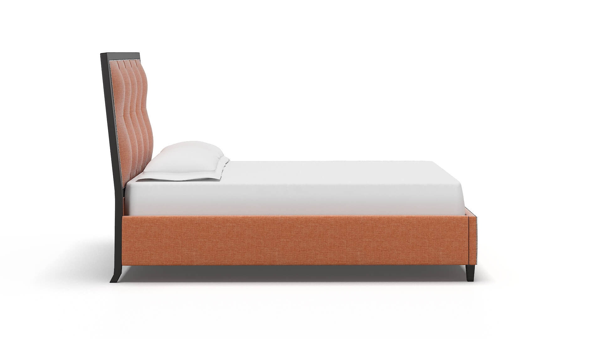 Hugo Durham Tangerine Bed espresso legs 3