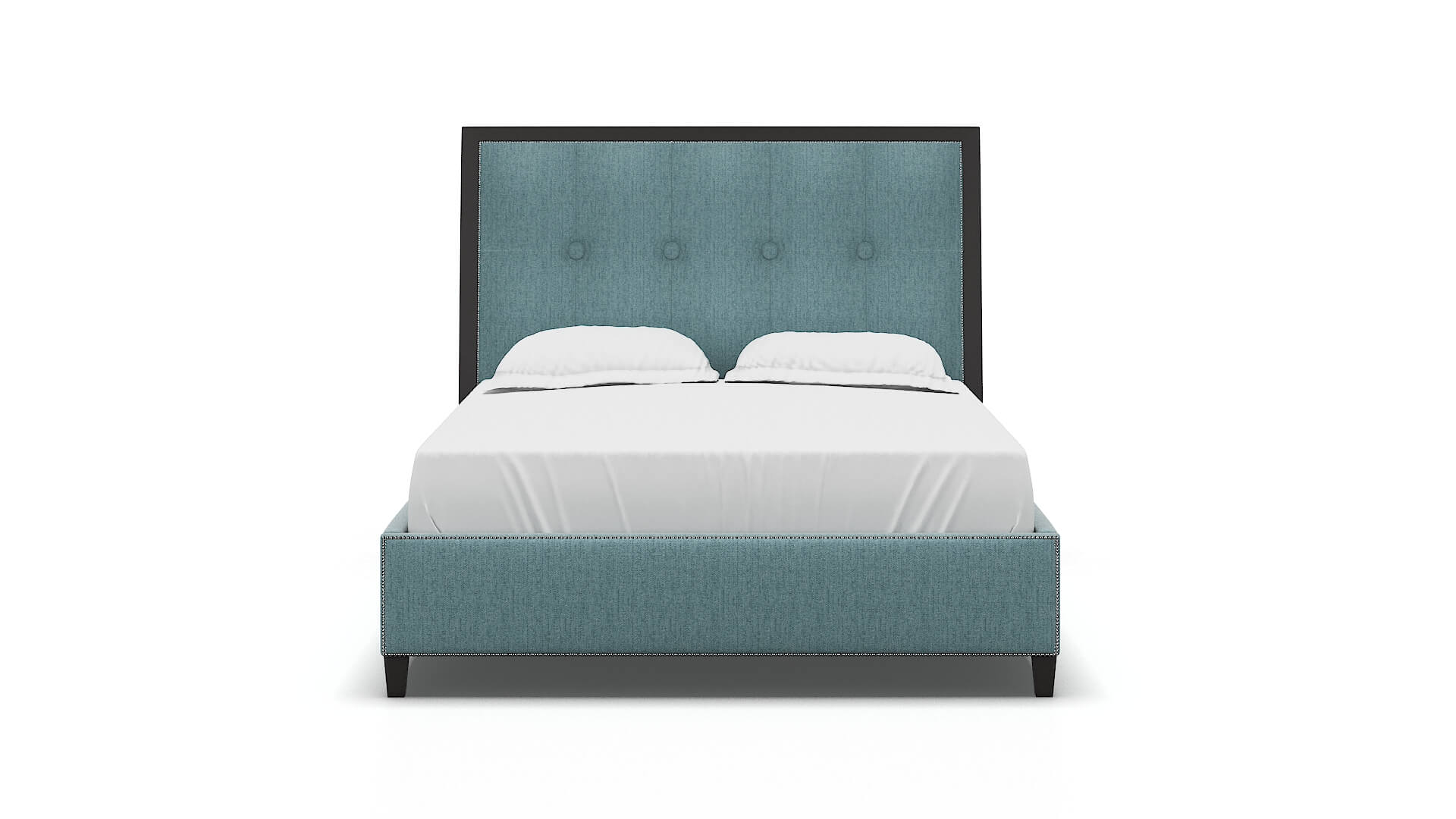 Hugo Insight Peacock Bed espresso legs 1