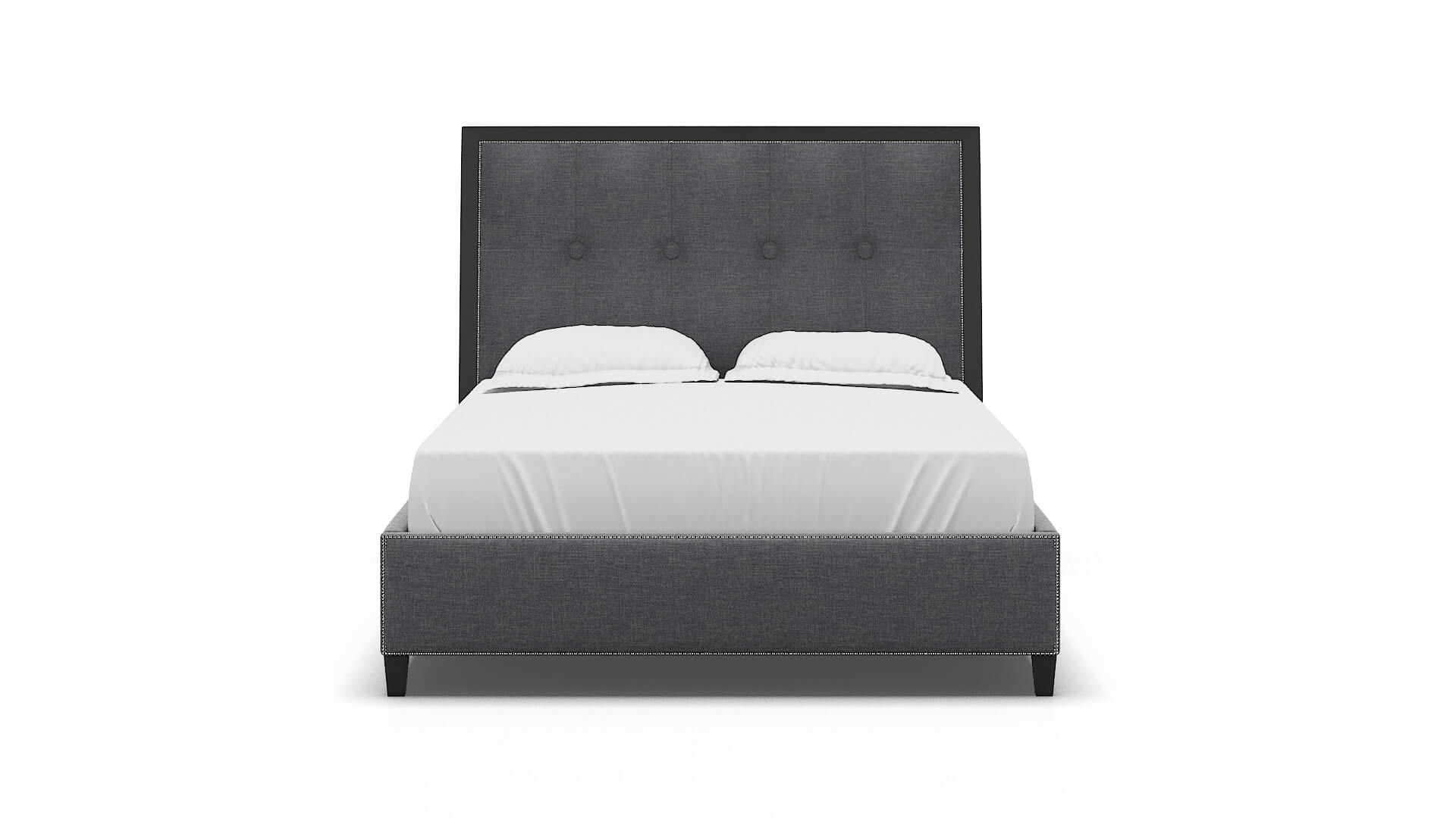 Hugo Lana Onyx Bed espresso legs 1