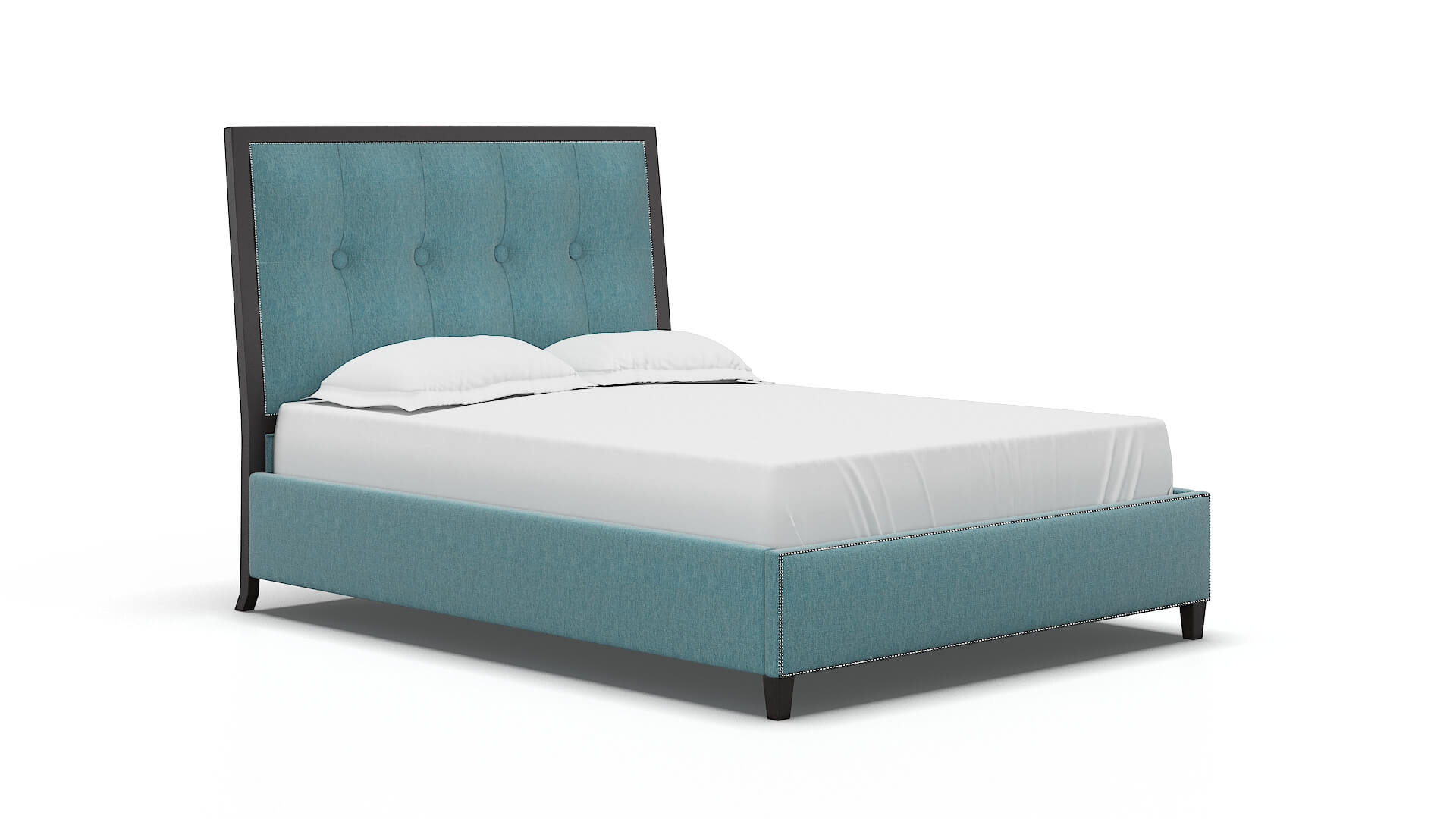 Hugo Lana Peacock Bed espresso legs 2