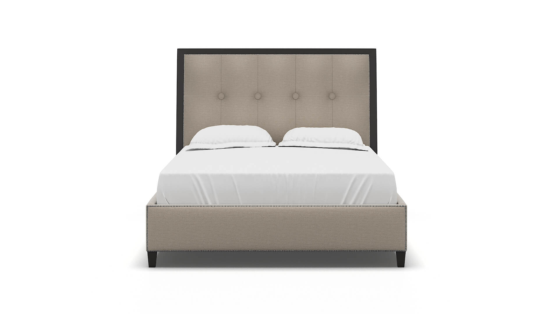 Hugo Naples Almond Bed espresso legs 1
