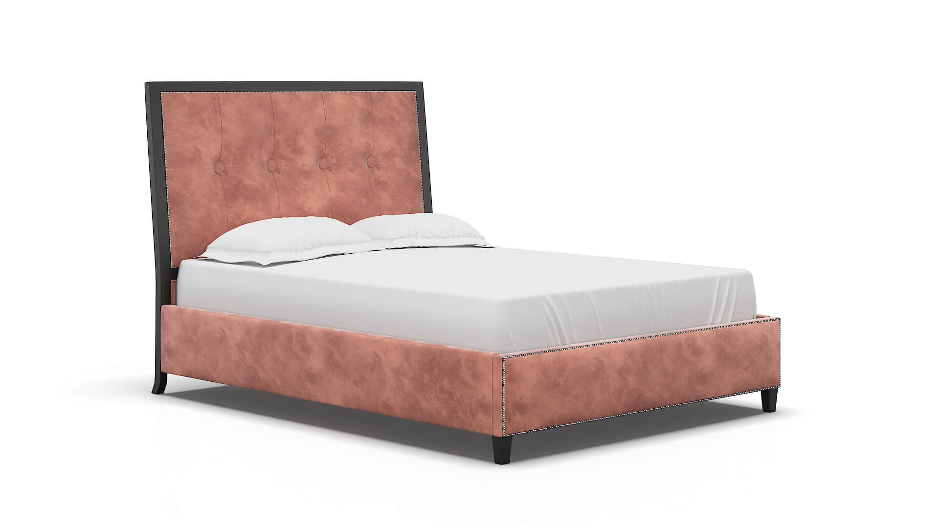 Hugo Naples Blush Bed espresso legs 2