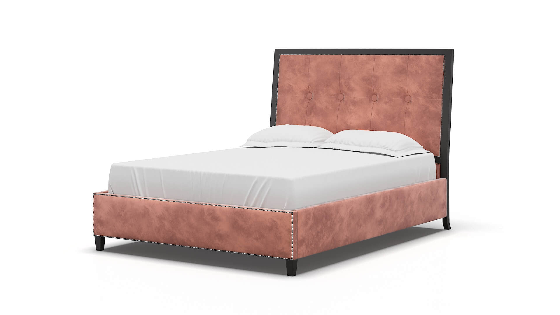 Hugo Naples Blush Bed espresso legs 5