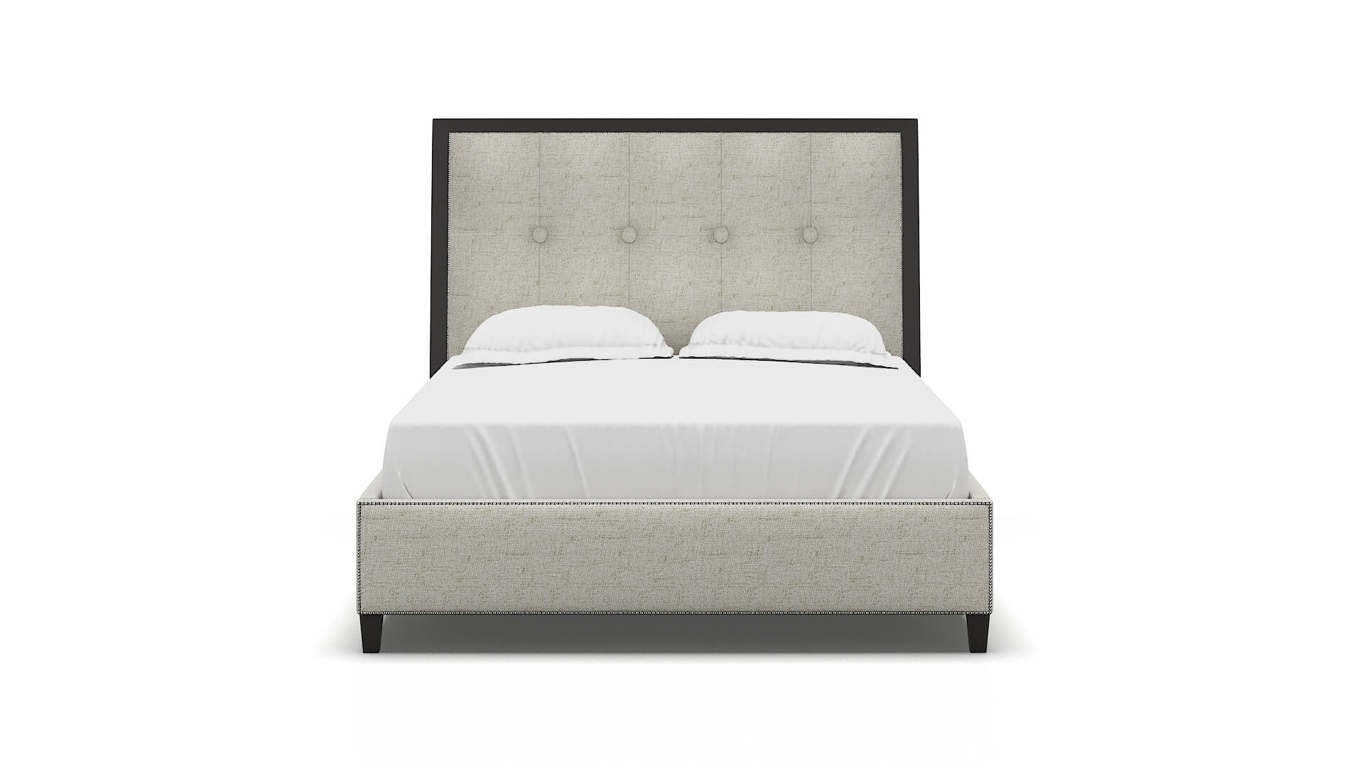 Hugo Oceanside Birch Bed espresso legs 1