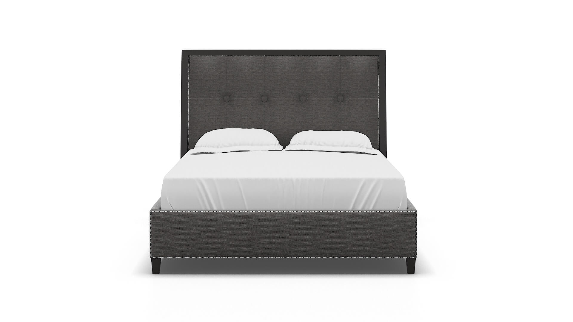Hugo Oscar Charcoal Bed espresso legs 1