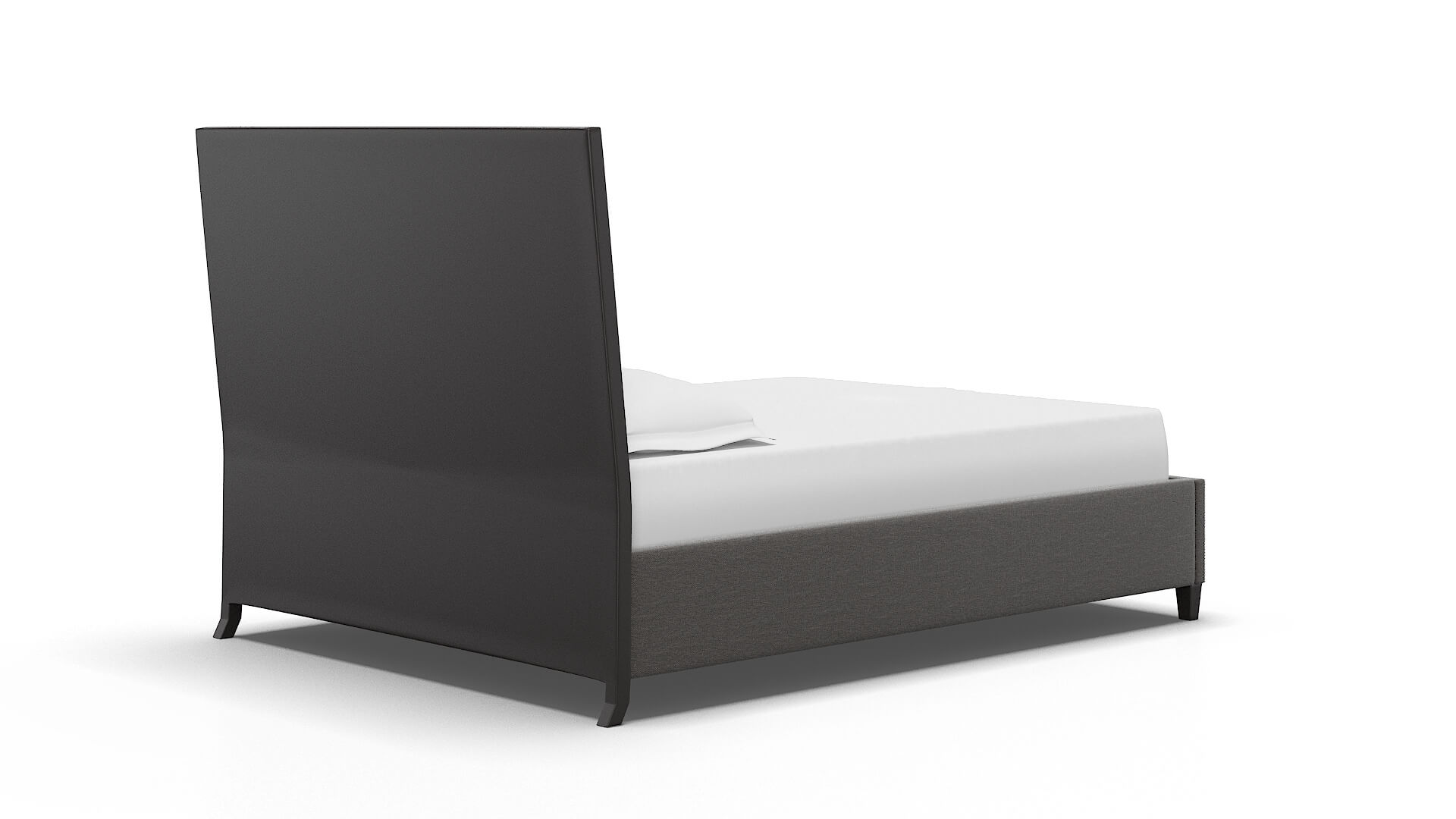 Hugo Oscar Grey Bed espresso legs 4
