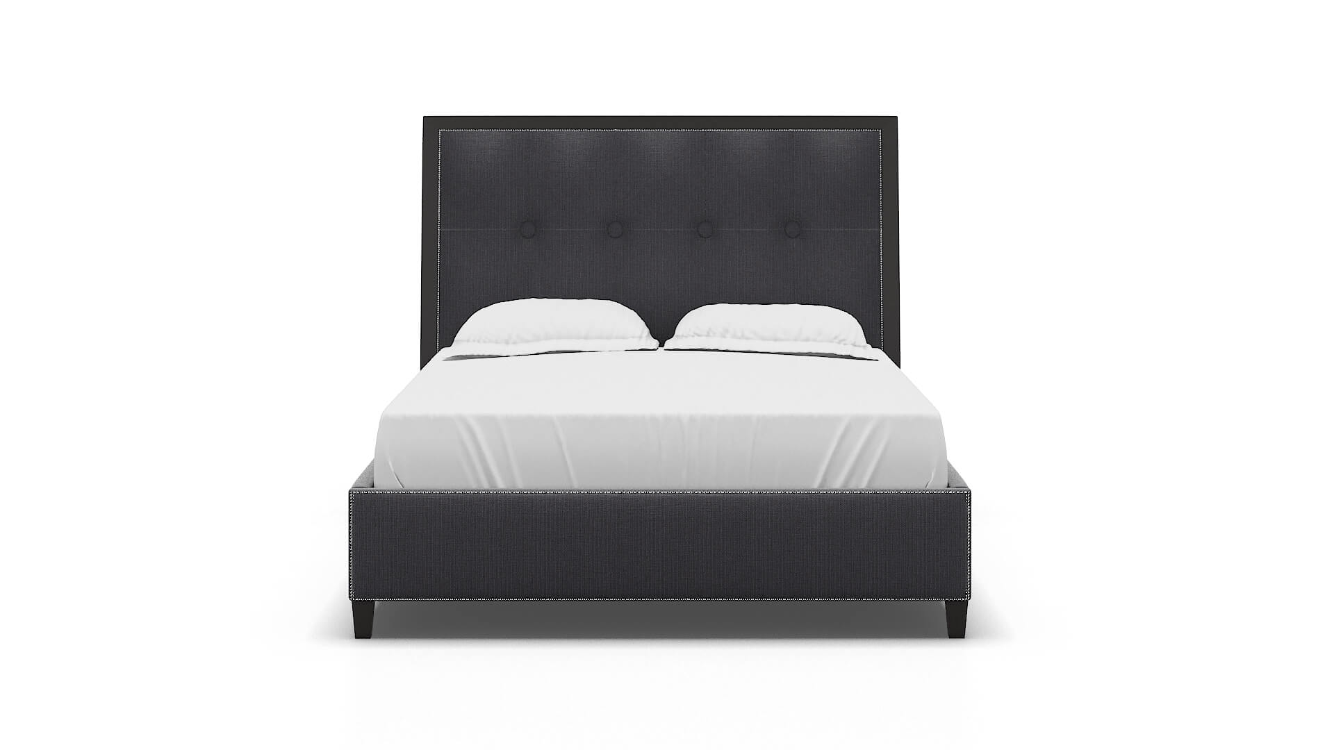 Hugo Parker Charcoal Bed espresso legs 1